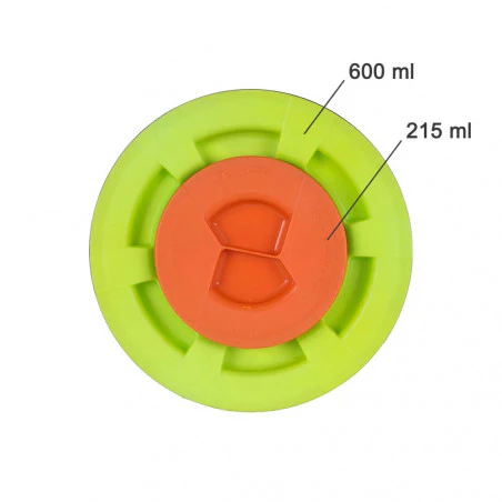Sea to Summit X-Seal & Go L 600 ml verde lima - Fiambrera plegable
