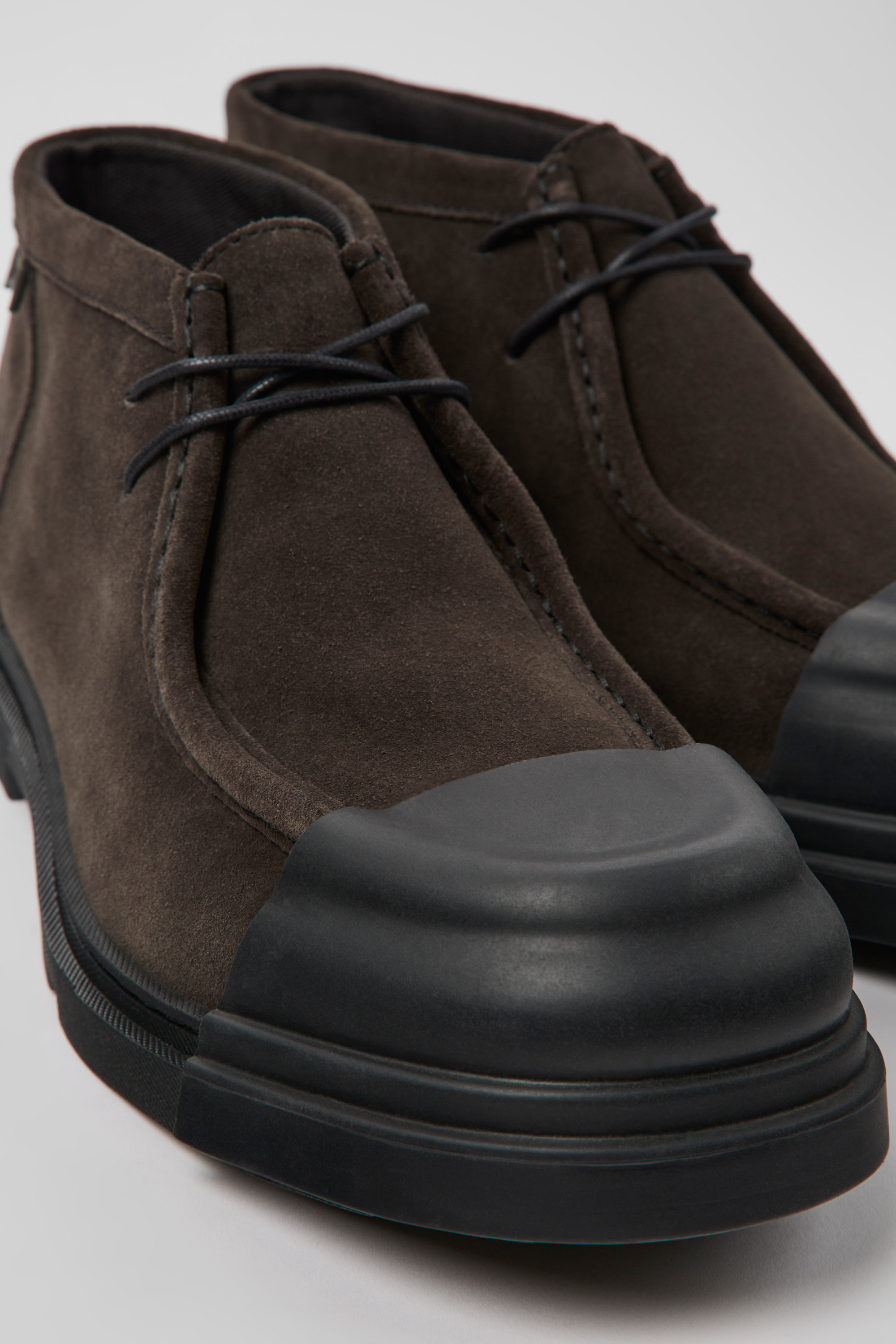 Junction - Gray nubuck shoes for men