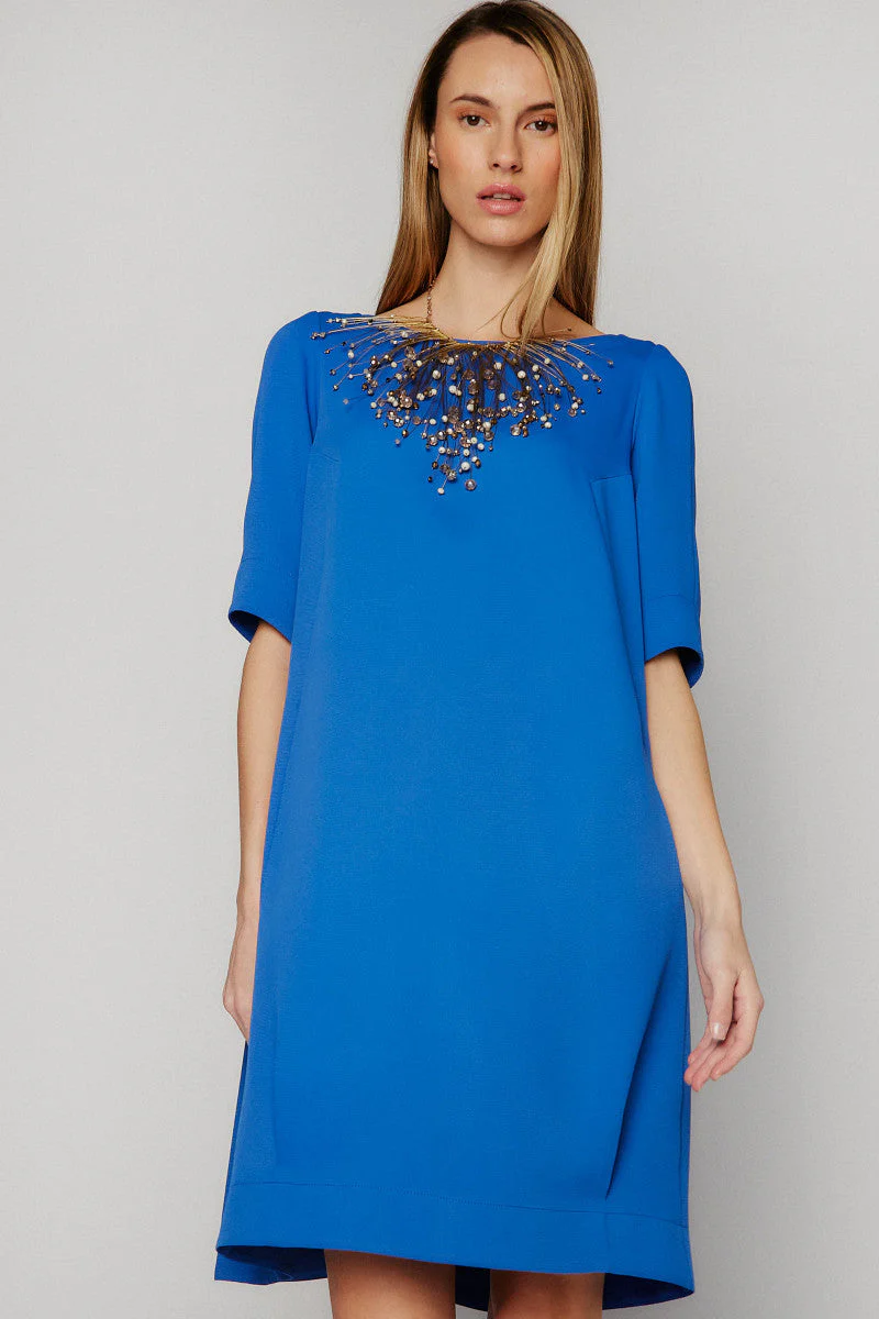 Rivera-spain Vestido Azucena azul