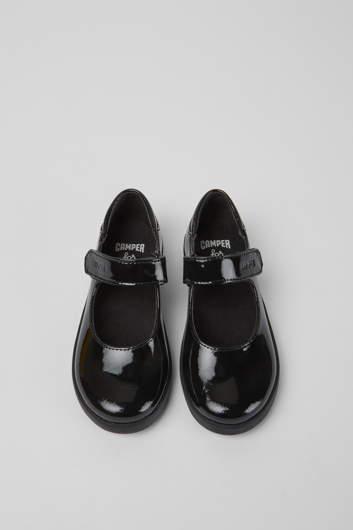Spiral Comet Black patent leather shoes