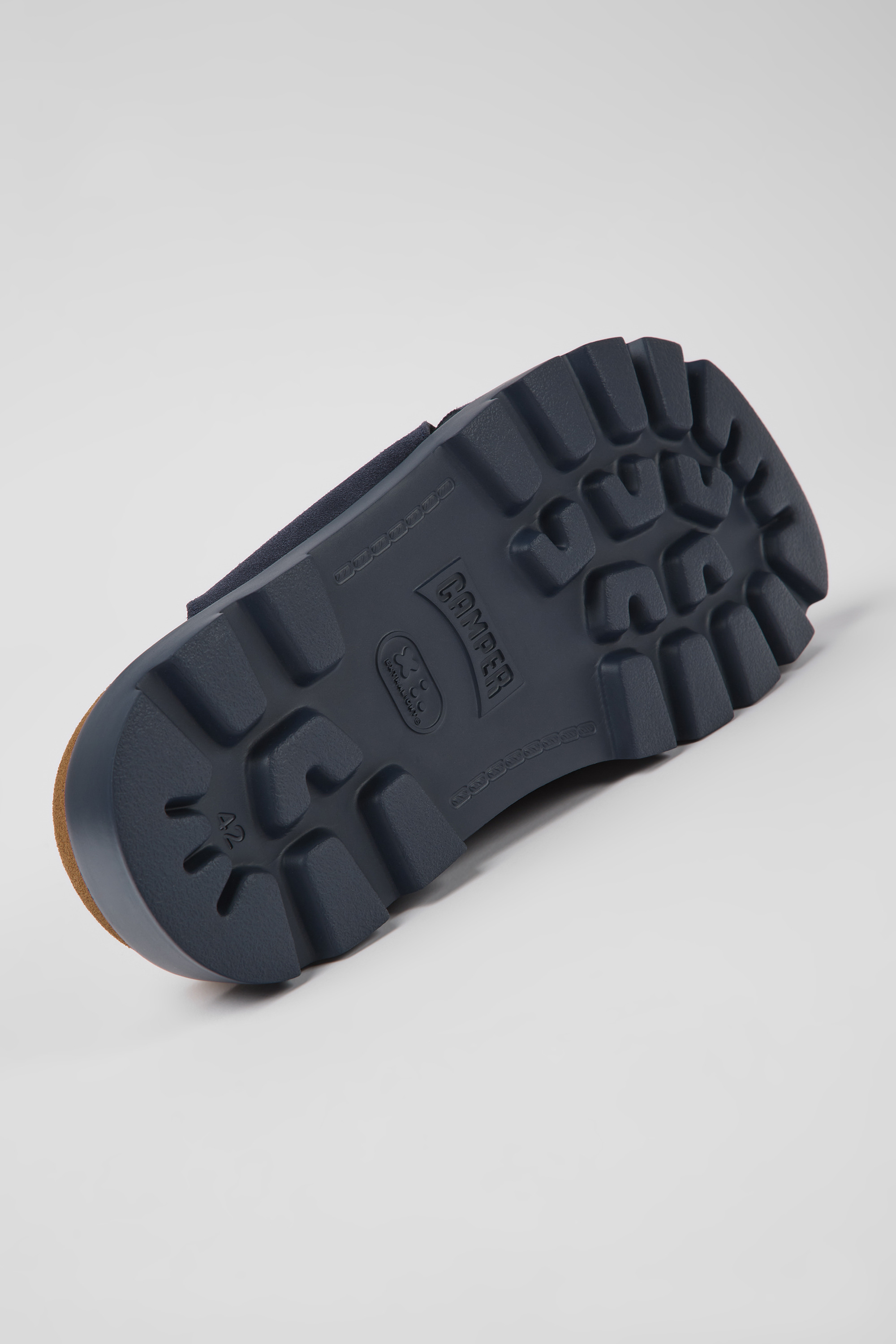 Brutus Sandal - Navy blue nubuck sandals for men