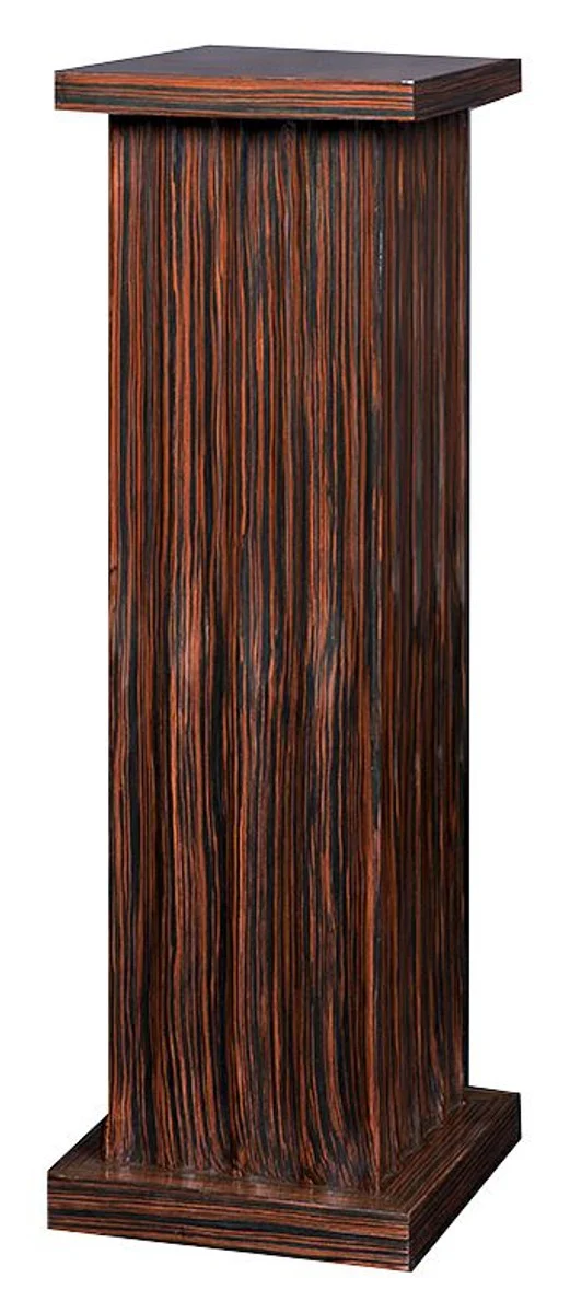 Casa Padrino columna marr¨®n 41,5 x 41,5 x H. 120 cm - mesa auxiliar de lujo