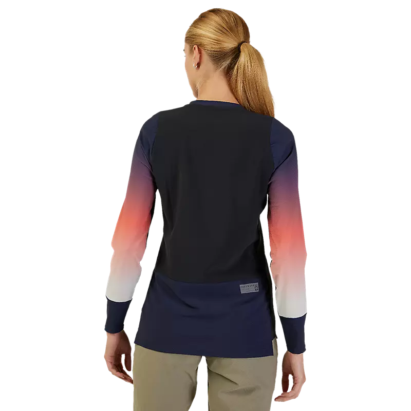 Womens Defend Lunar Thermal Long Sleeve Jersey