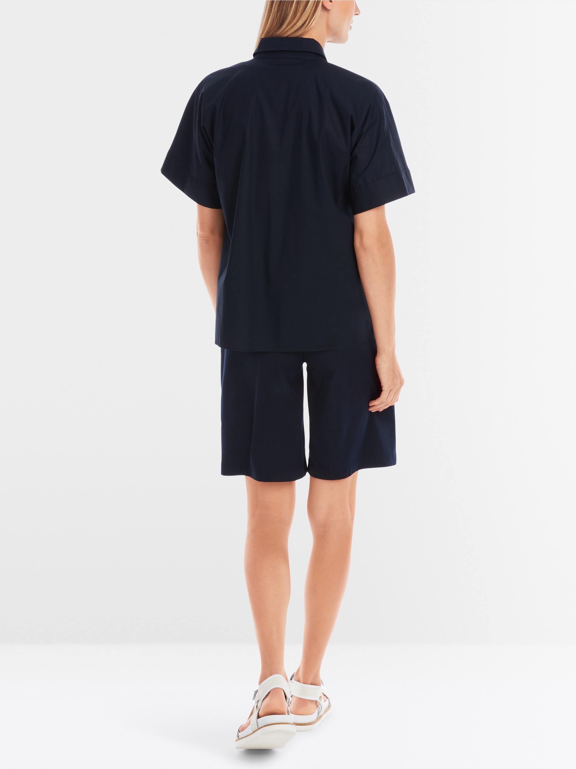 Marc-Cain Minimalist kimono-style shirt blouse