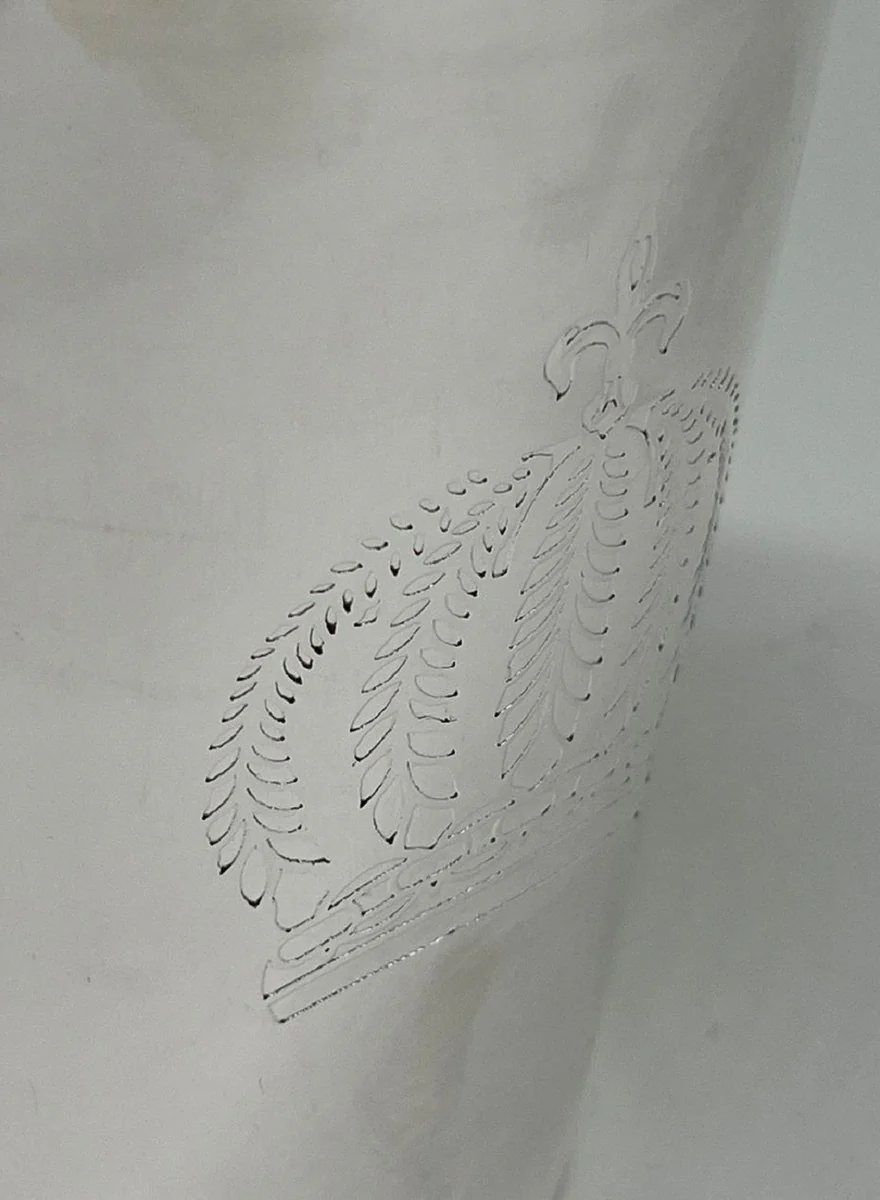 Pomp??s de Casa Padrino enfriador de champ¨¢n barroco de lujo plata A. 23 cm - dise?ado por Harald Gl??ckler