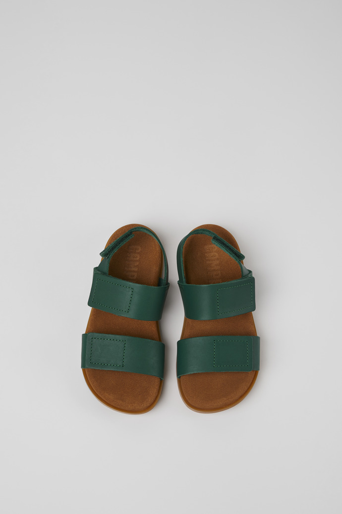 Brutus Sandal Green leather sandals for boys