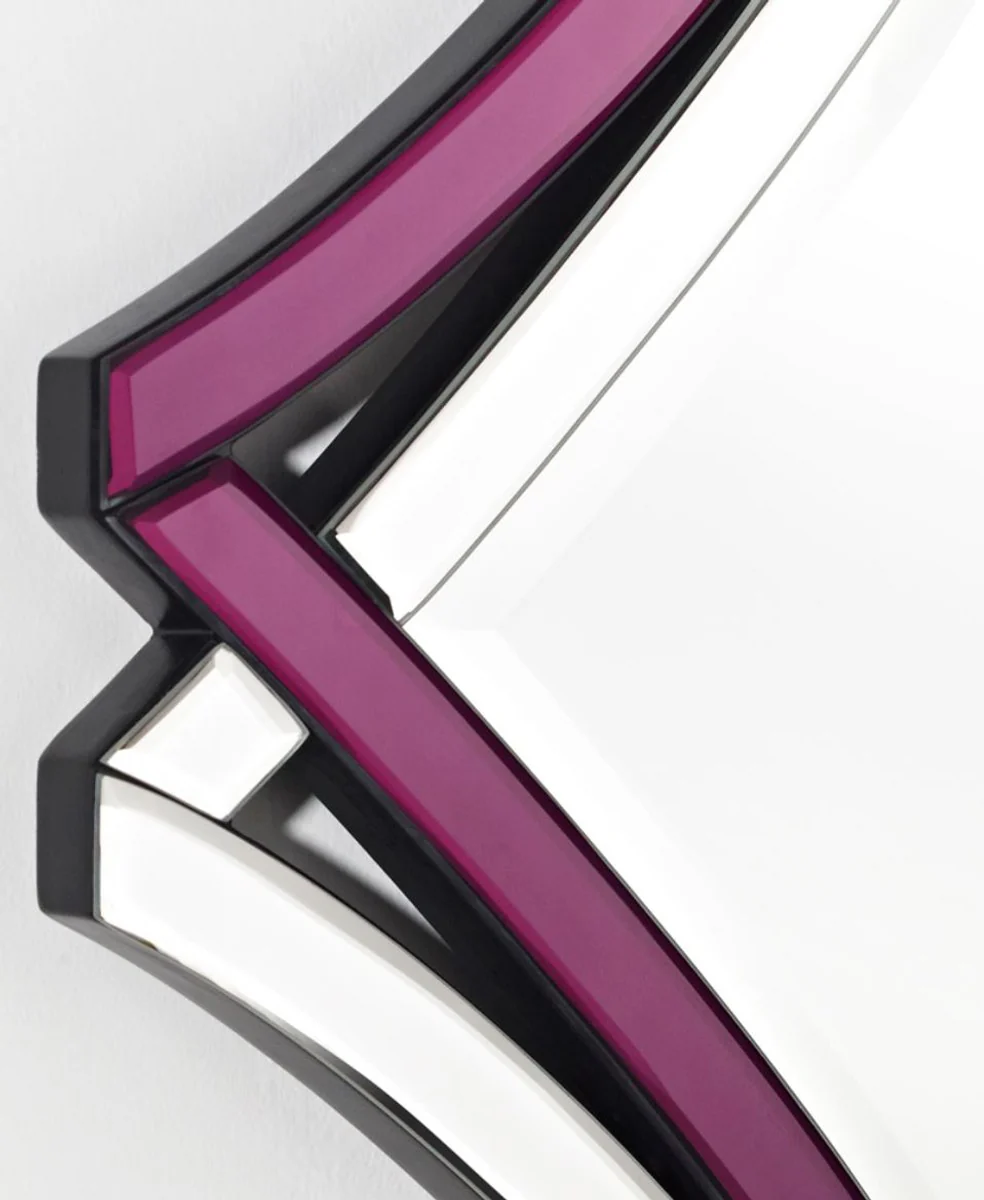 Casa Padrino espejo de dise?o de lujo violeta 69 x H. 110 cm - Accesorios de Hotel de Dise?o