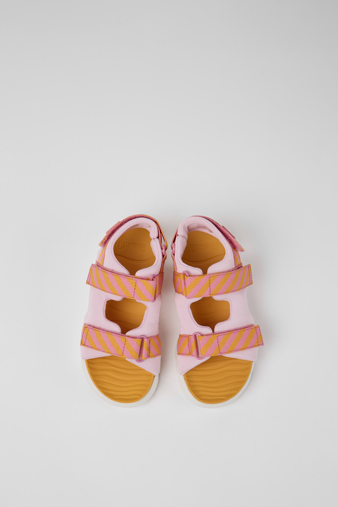 Caterpillar Multicolored fabric sandals for children