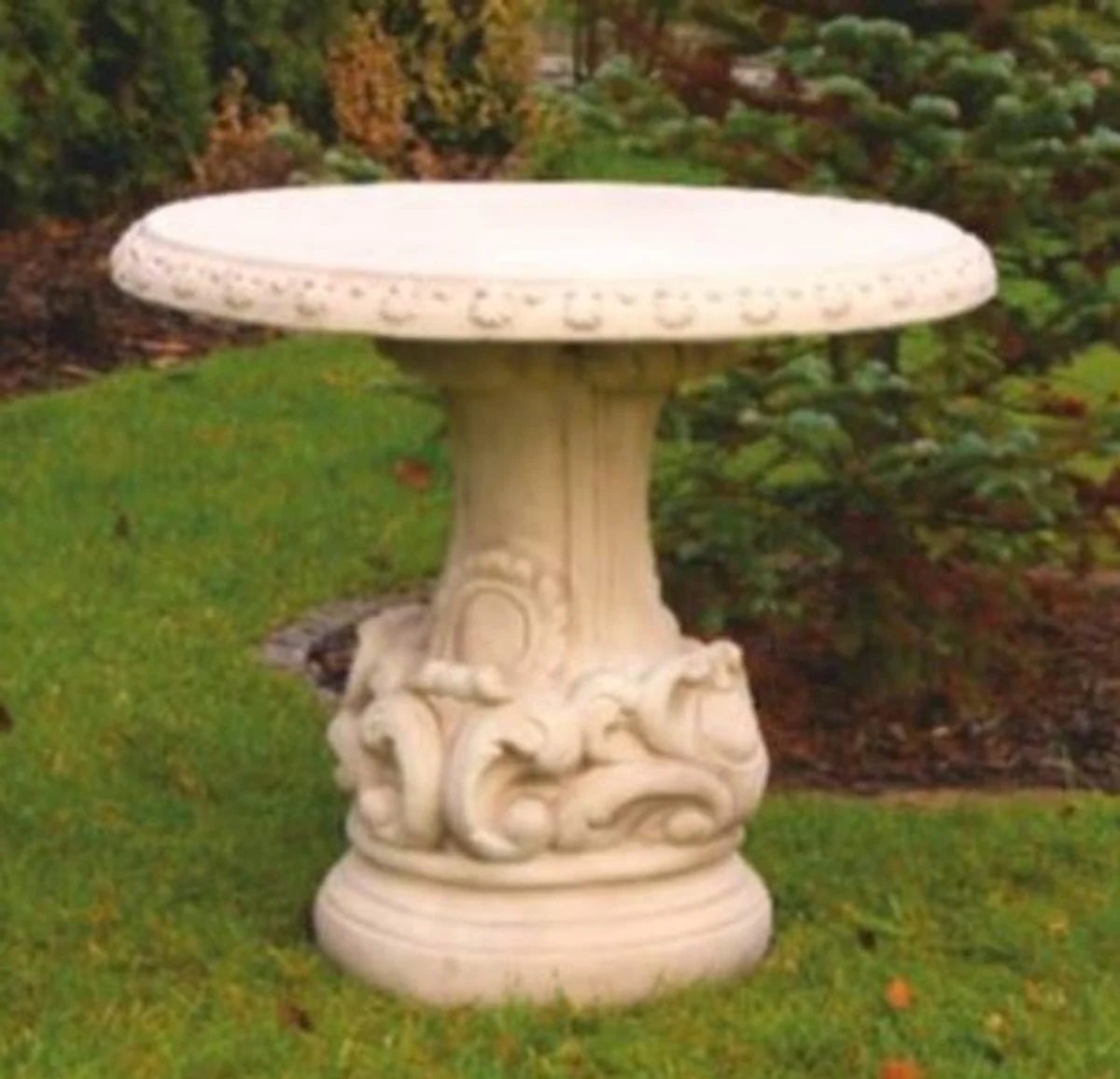 Casa Padrino mesa de jard¨ªn barroco beige claro ? 87 x A. 78 cm