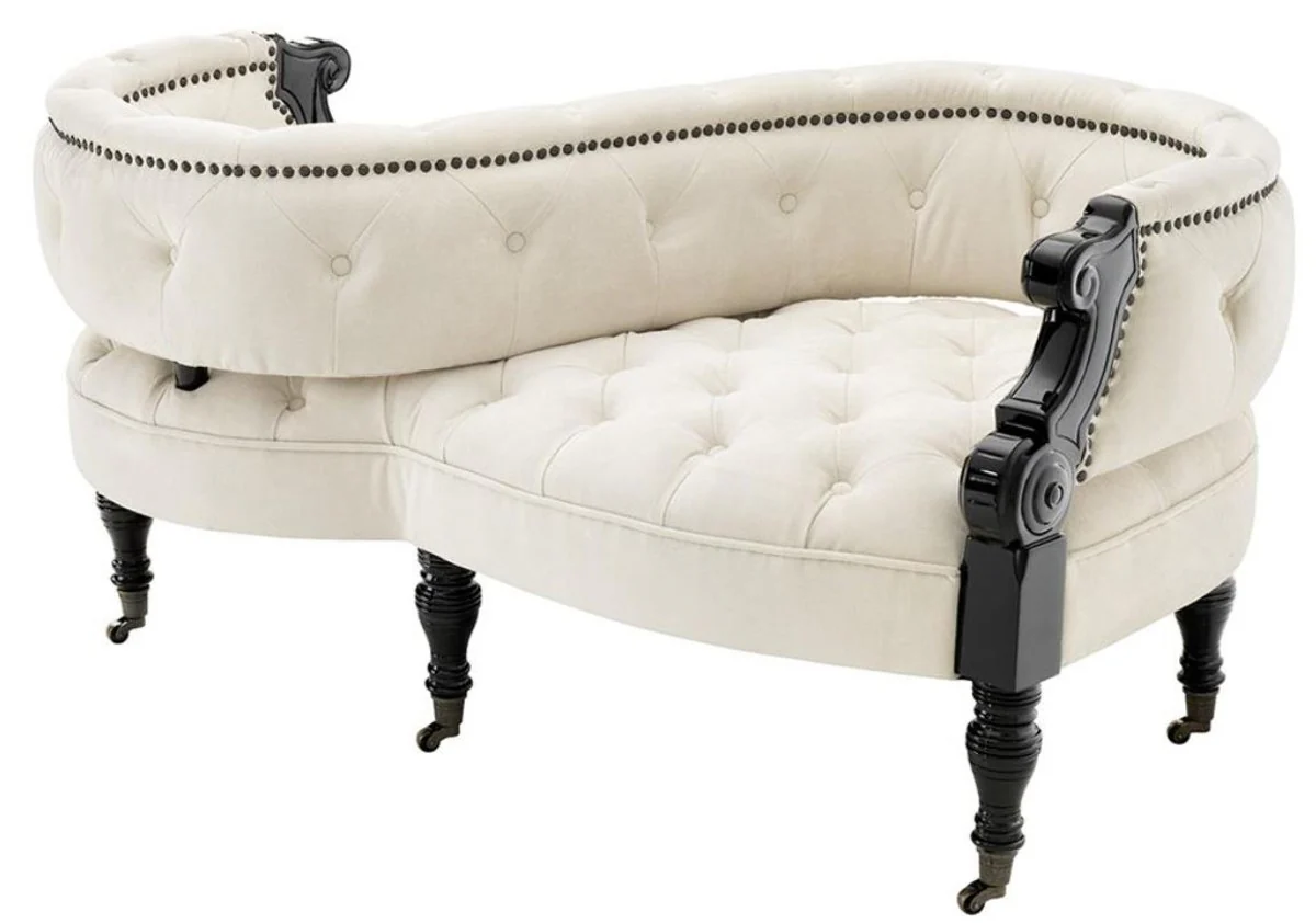 Casa Padrino sof¨¢ de dos lados con ruedas 130 x 70 x H. 66 cm - colecci¨®n de hotel de lujo