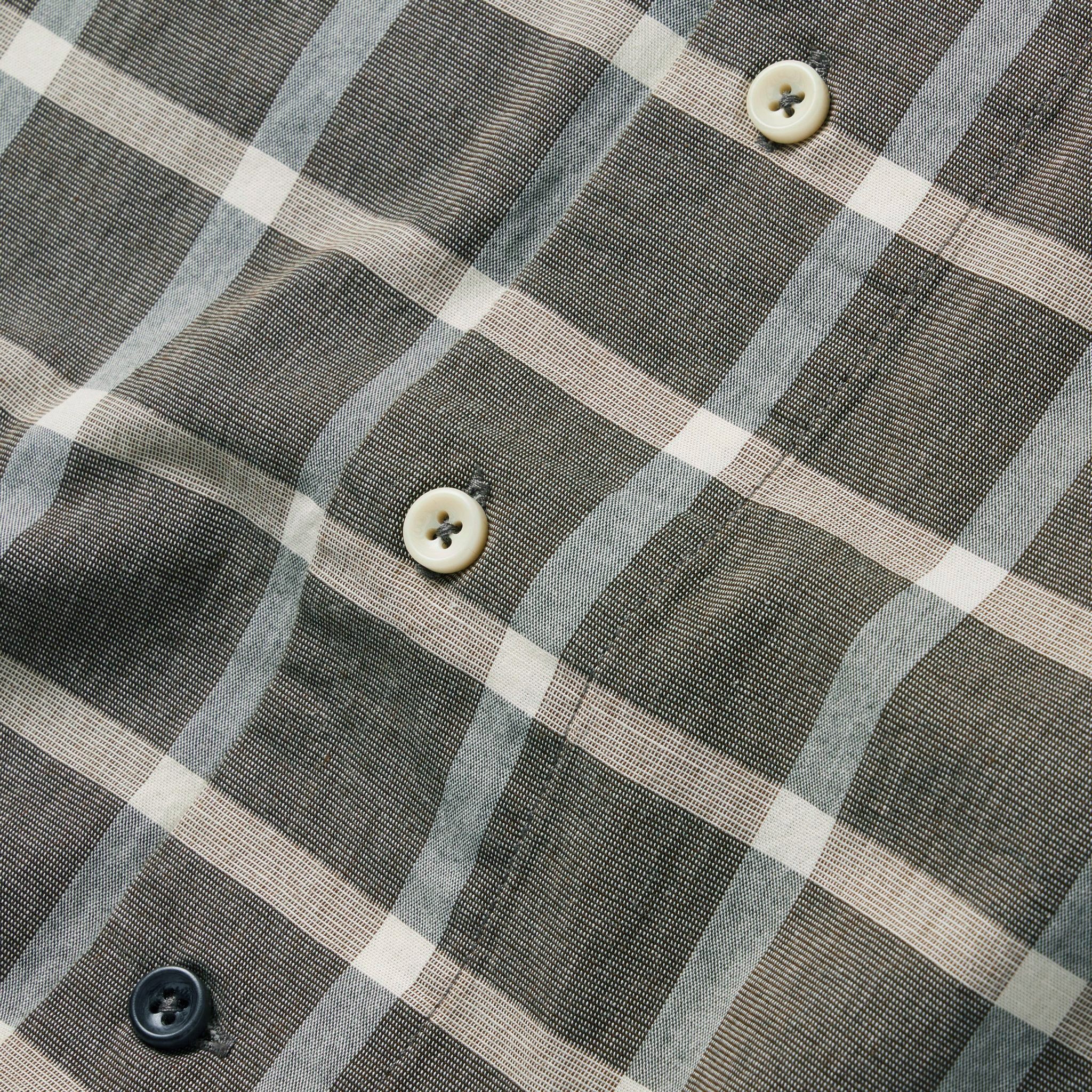 The Short Sleeve Hawthorne in Espresso Plaid