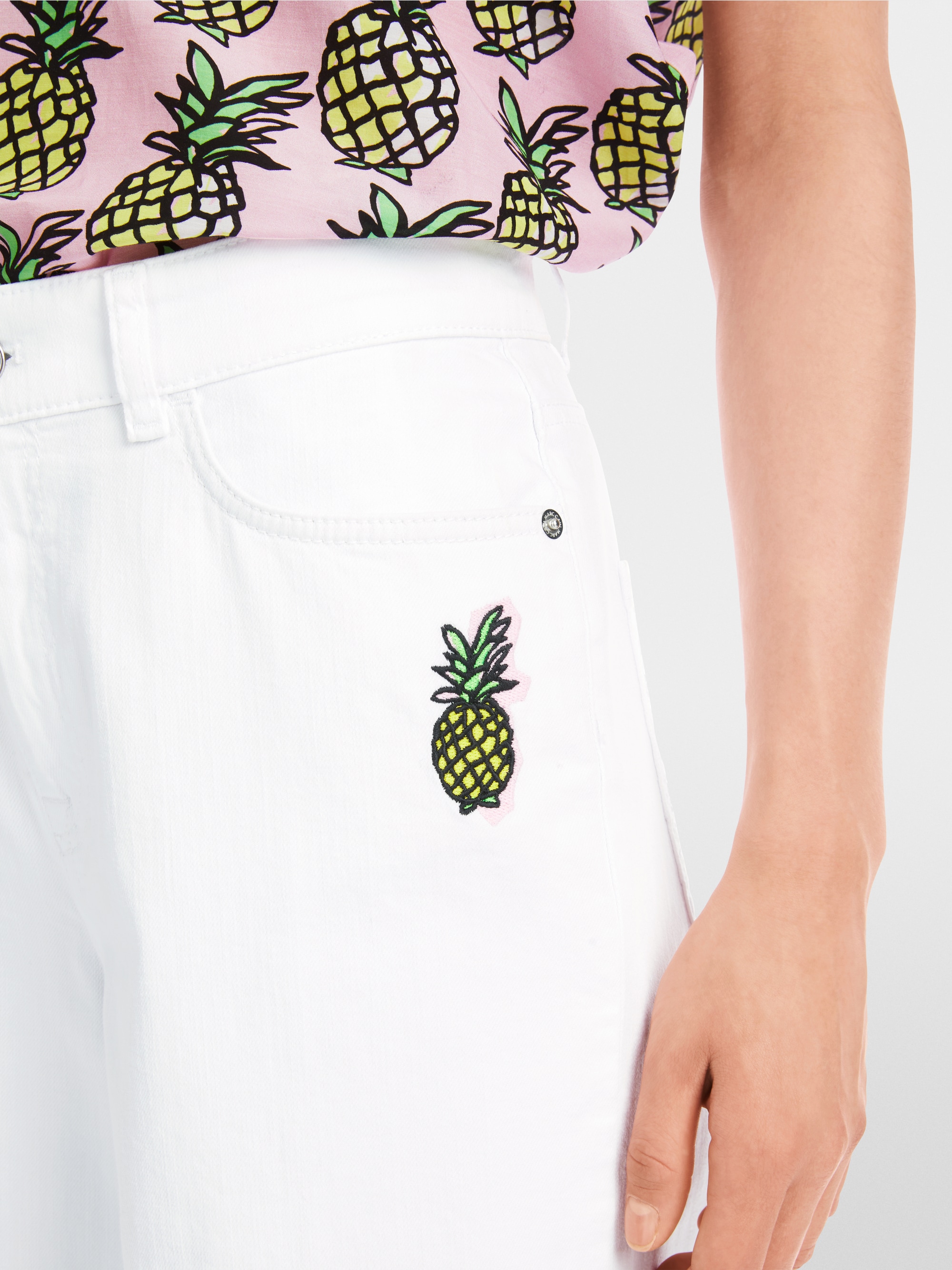 Marc-Cain WIGAN trousers with pineapple patch