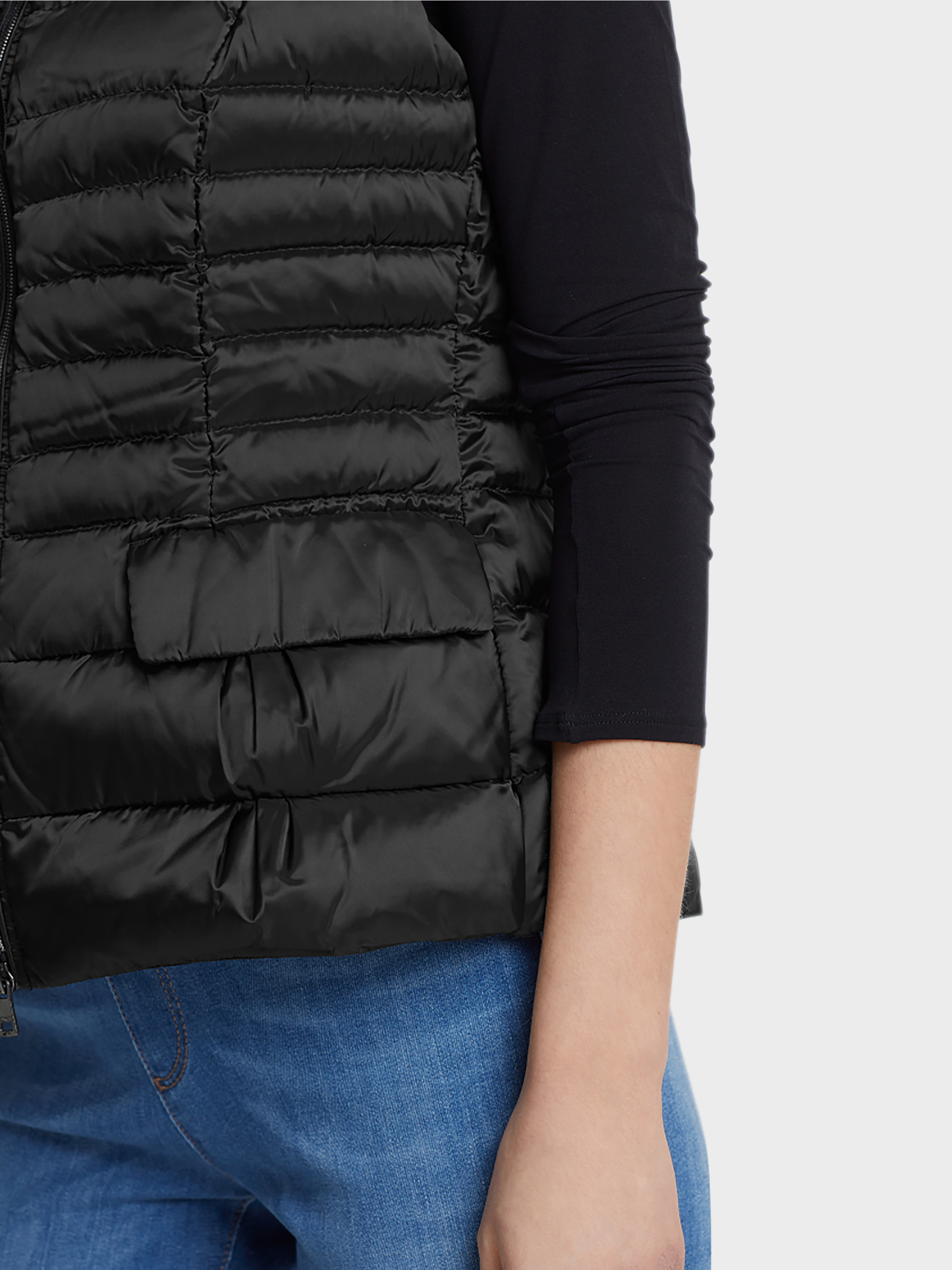 Marc-Cain Quilted waistcoat with down lining