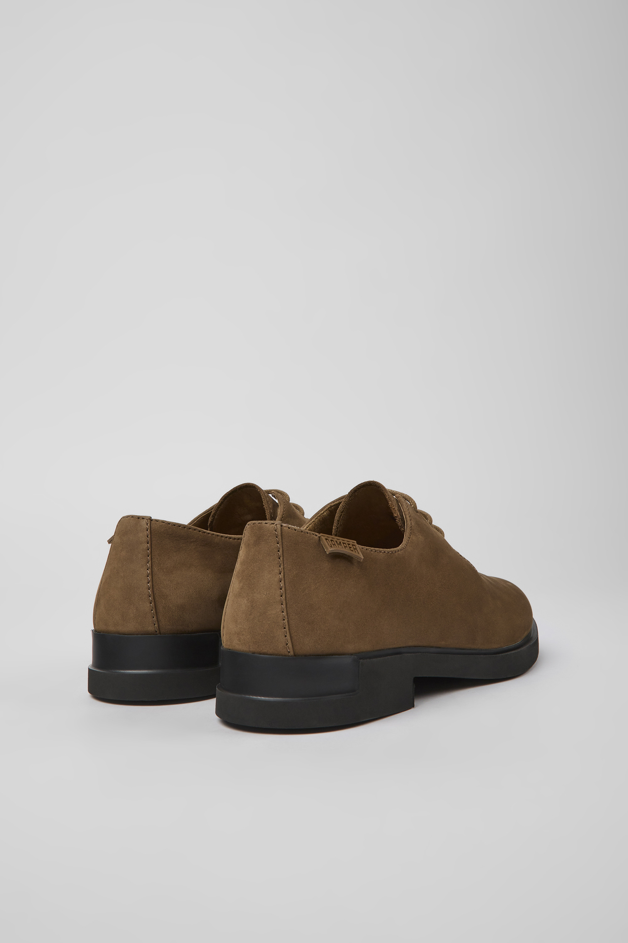 Iman - Brown nubuck shoes for women
