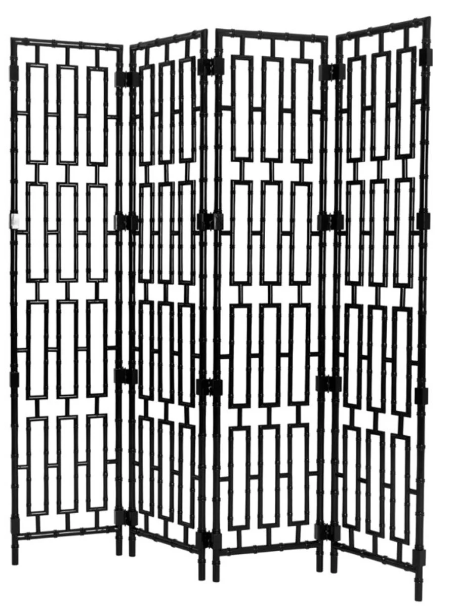 Casa Padrino de caoba de lujo partición de piano negro 200 x H. 225 cm - Muebles del Hotel Diseñador