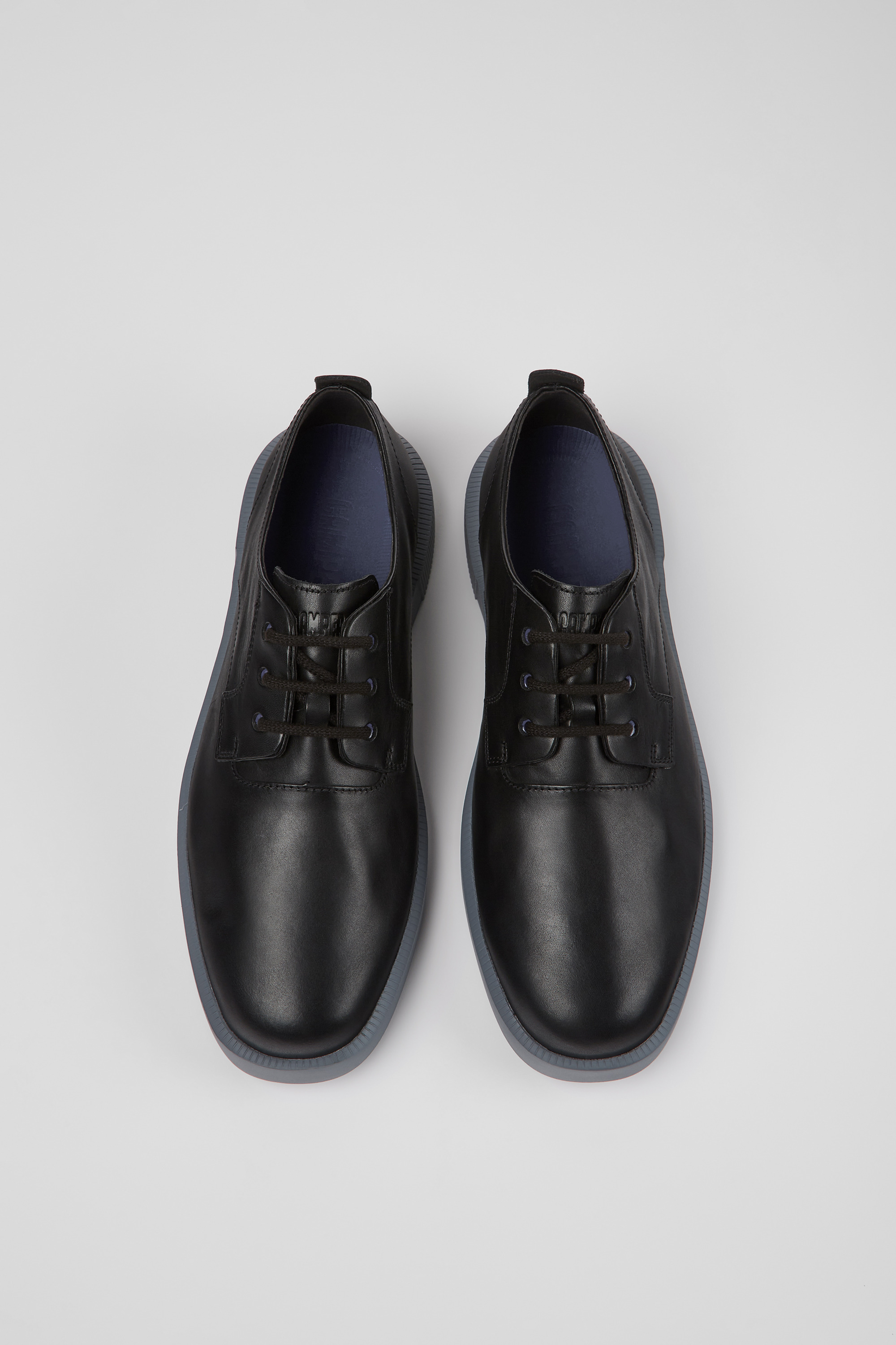 Bill - Men's black shoes with laces