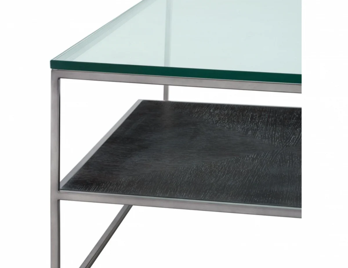 Casa Padrino Art Deco luxury coffee table 90 x 90 x H. 38 cm - living room coffee table - Luxury Furniture