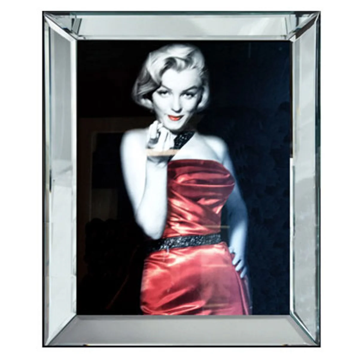 Casa Padrino Designer Lady Imagen en rojo Marilyn Monroe Mod1 - Edición limitada