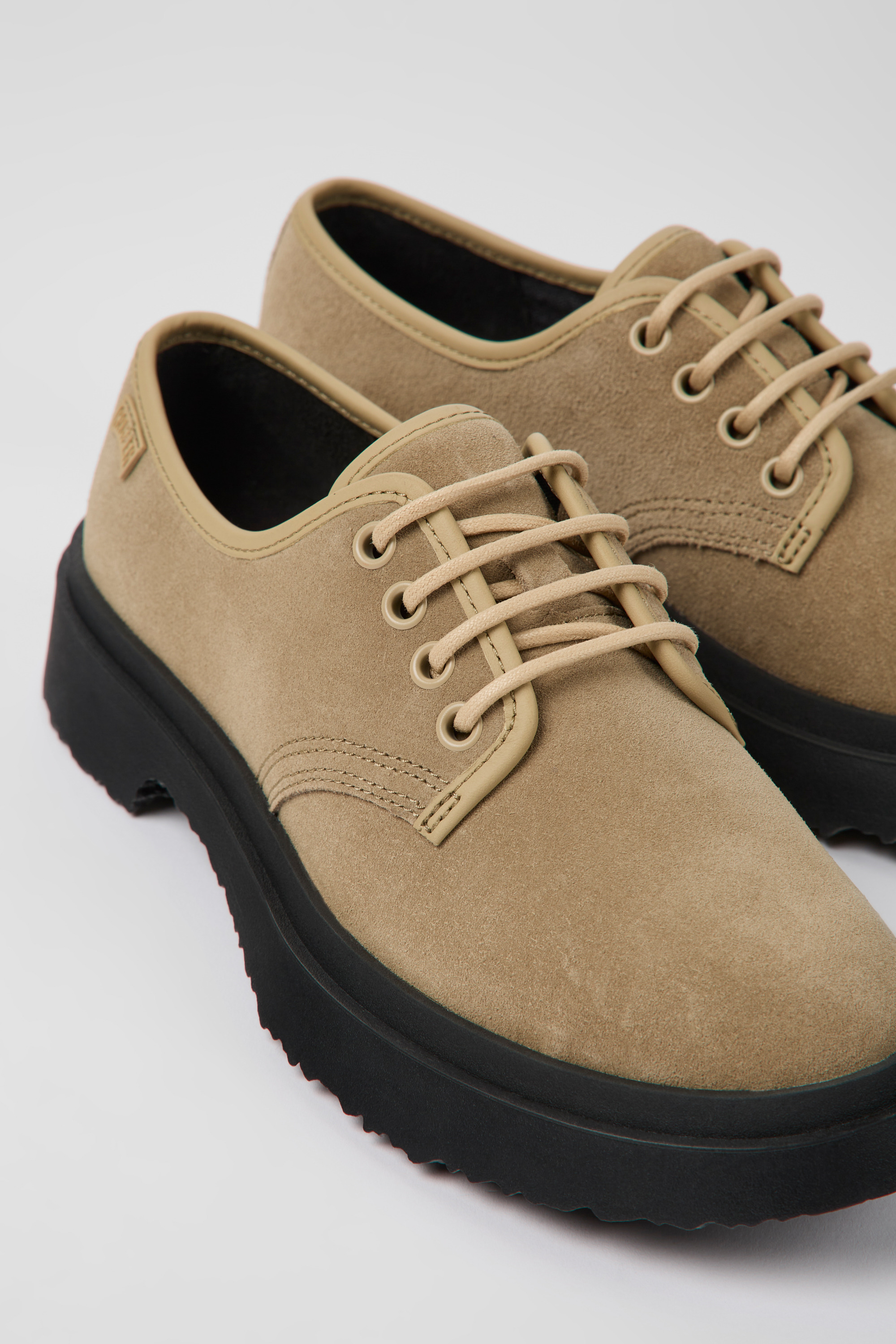 Walden - Beige nubuck shoes for women