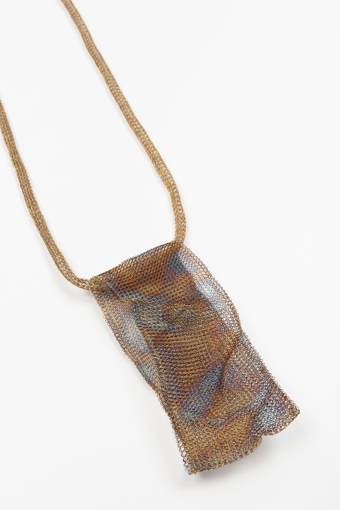 Rivera-spain Collar Aura Malla dorada iridiscente