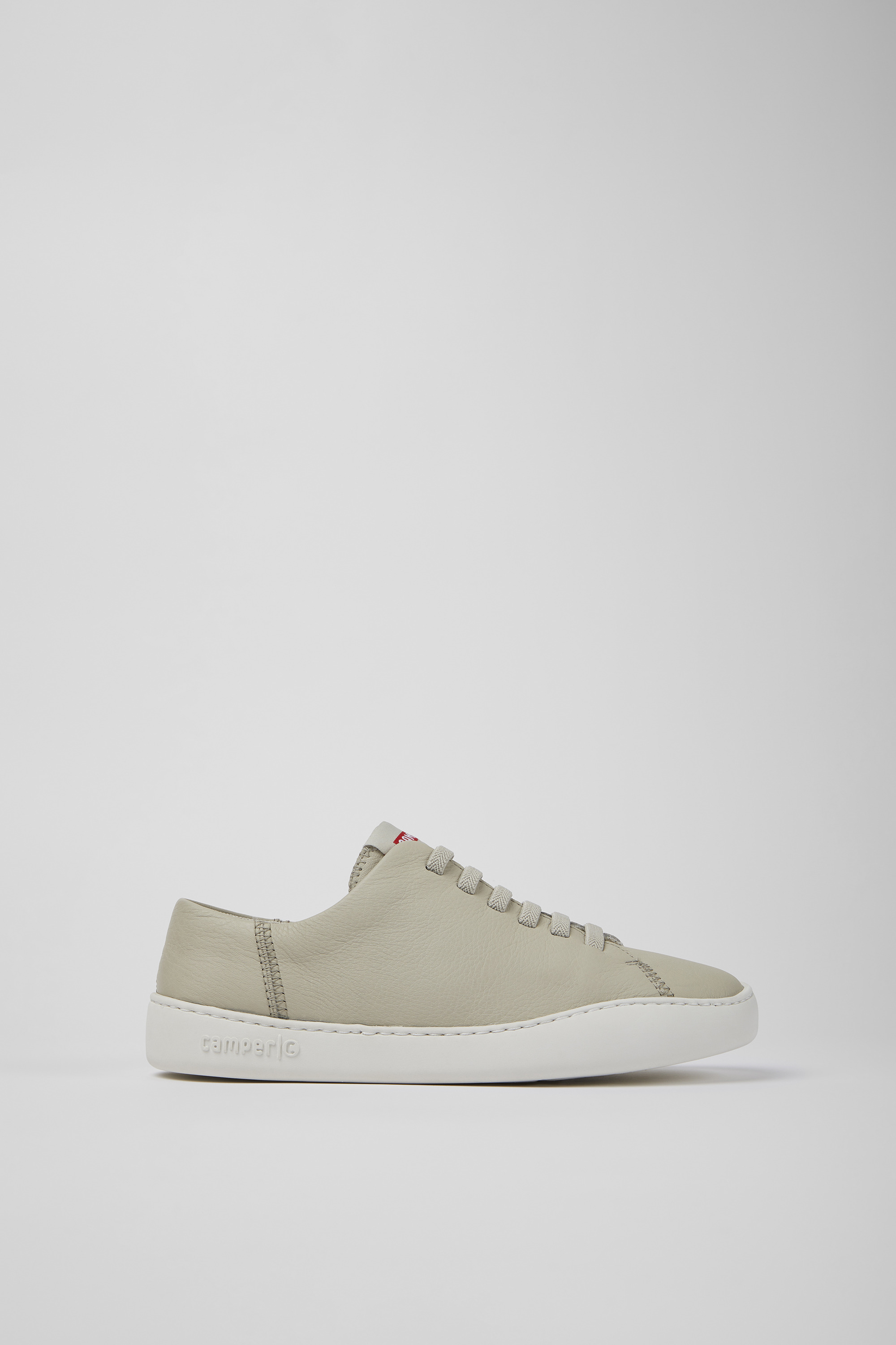 Peu Touring - Gray leather sneakers for women