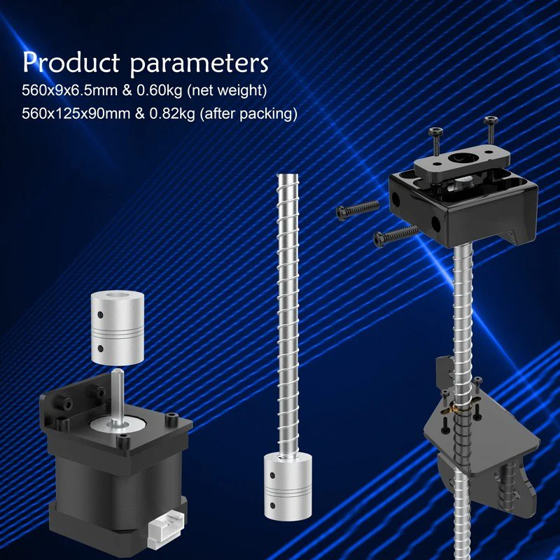 Longer LK5 Pro Dual Z-axis Upgrade Kits with Lead Screw