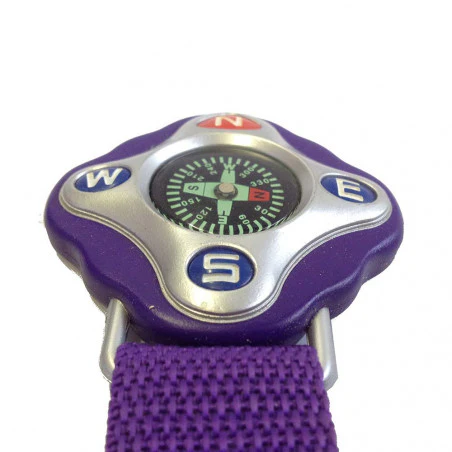 Brújula Hosa FLOTANTE COLGANTE llavero - lila