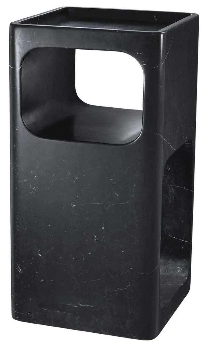 Casa Padrino mesa auxiliar de dise?o de m¨¢rmol negro 28 x 28 x H. 55 cm - Muebles de Sala - Muebles de Dise?o
