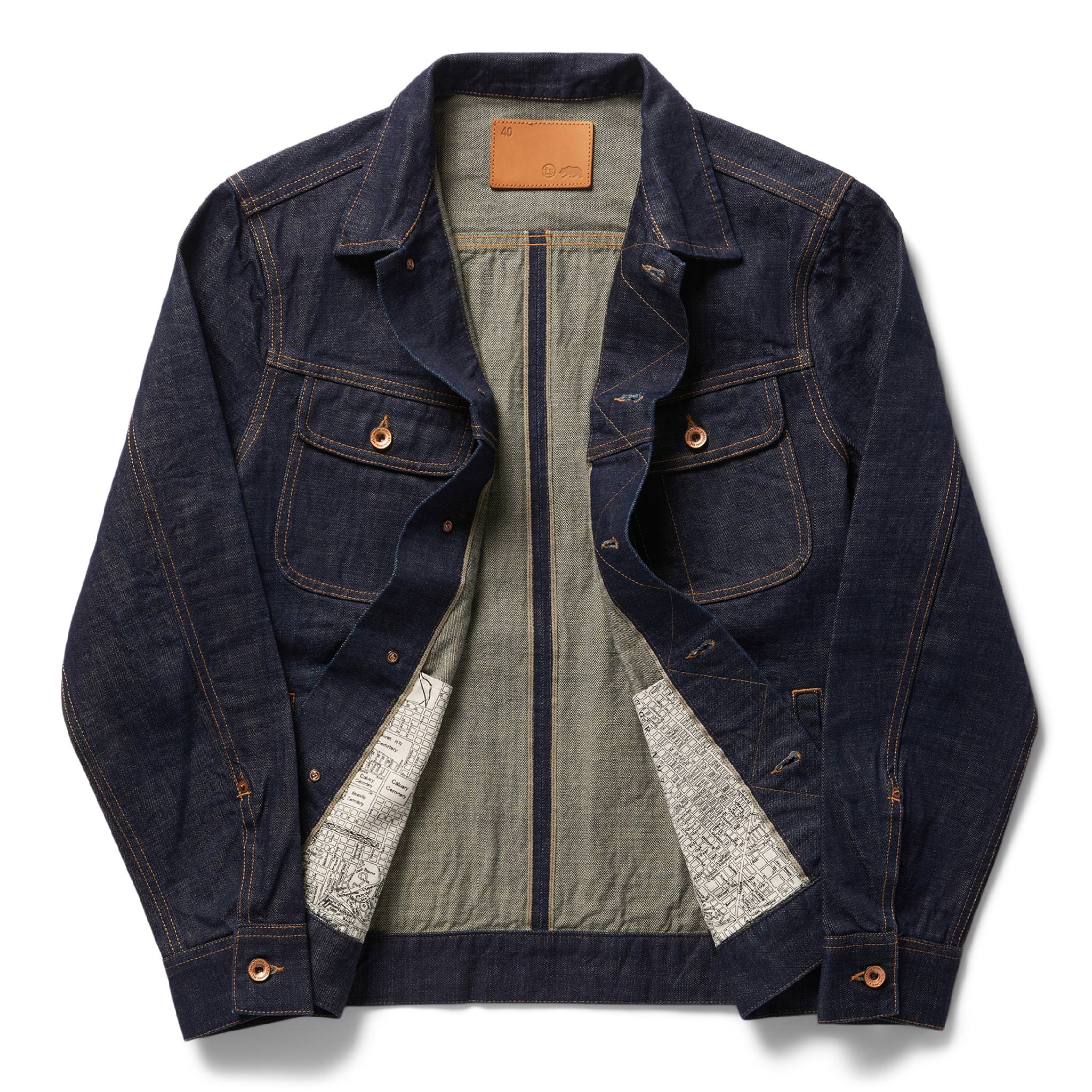 The Long Haul Jacket in Rinsed Organic Selvage
