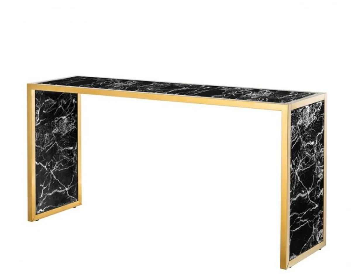 Casa Padrino Luxury Console Table Gold 150 x 40 x H. 75 cm - Luxury Collection