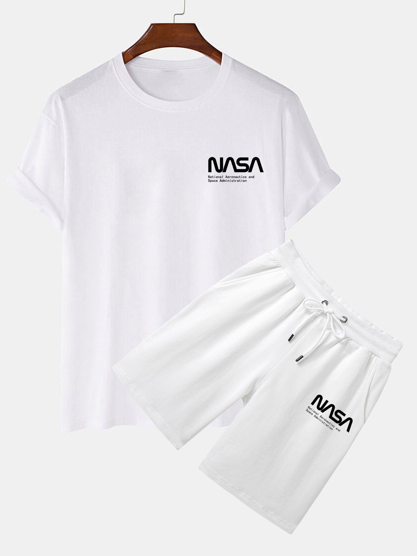 NASA Print T-Shirt & Shorts
