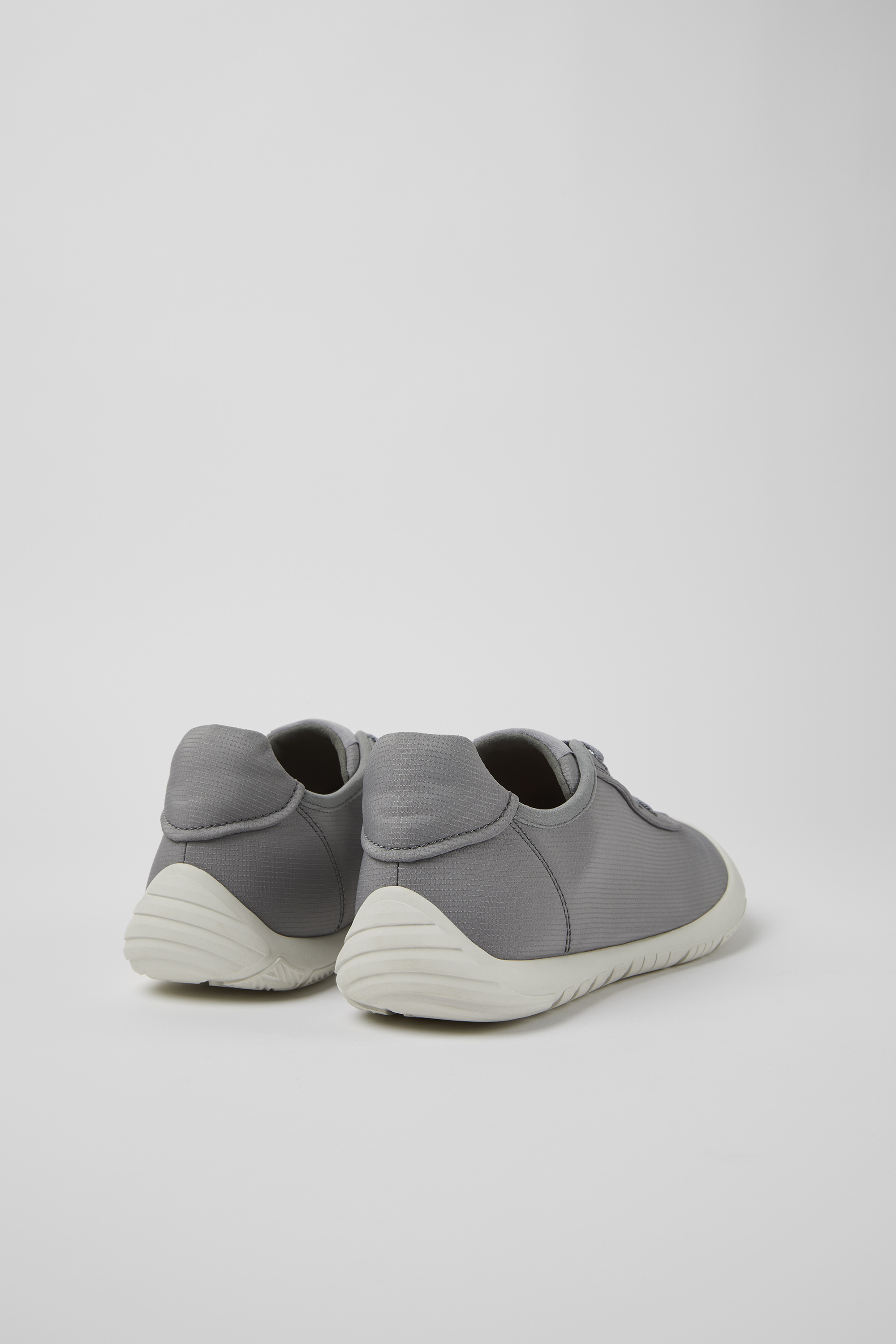 Path - Gray textile sneakers for women
