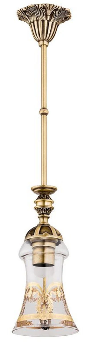 Casa Padrino l¨¢mpara colgante barroco de lujo lat¨®n con p¨¢tina ? 12 x A. 70 cm