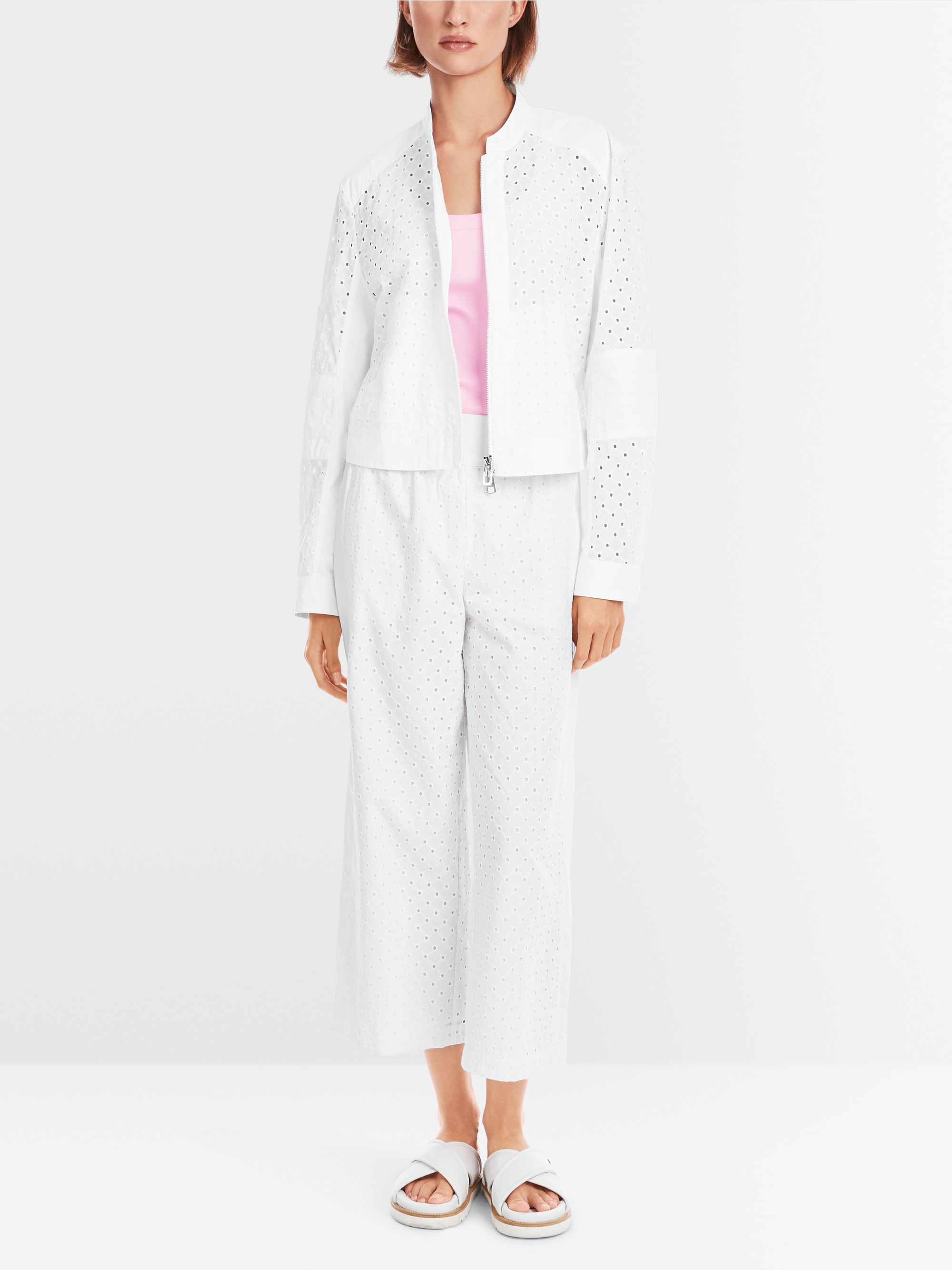 Marc-Cain Jacket with lace pattern