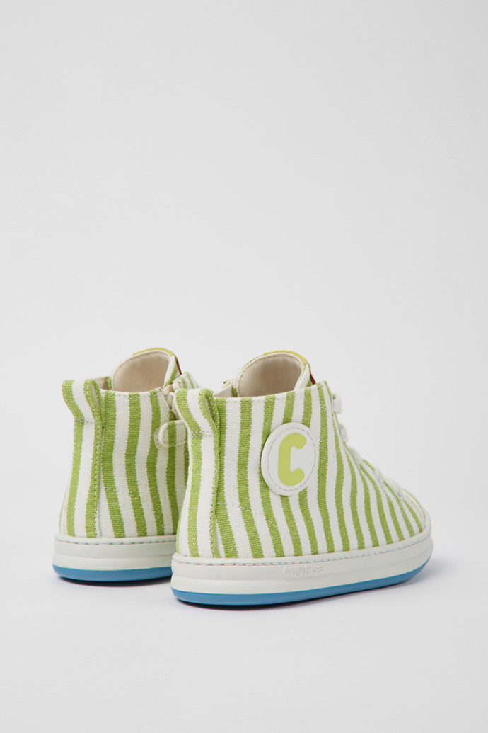 Runner Green and white fabric sneakers for boys