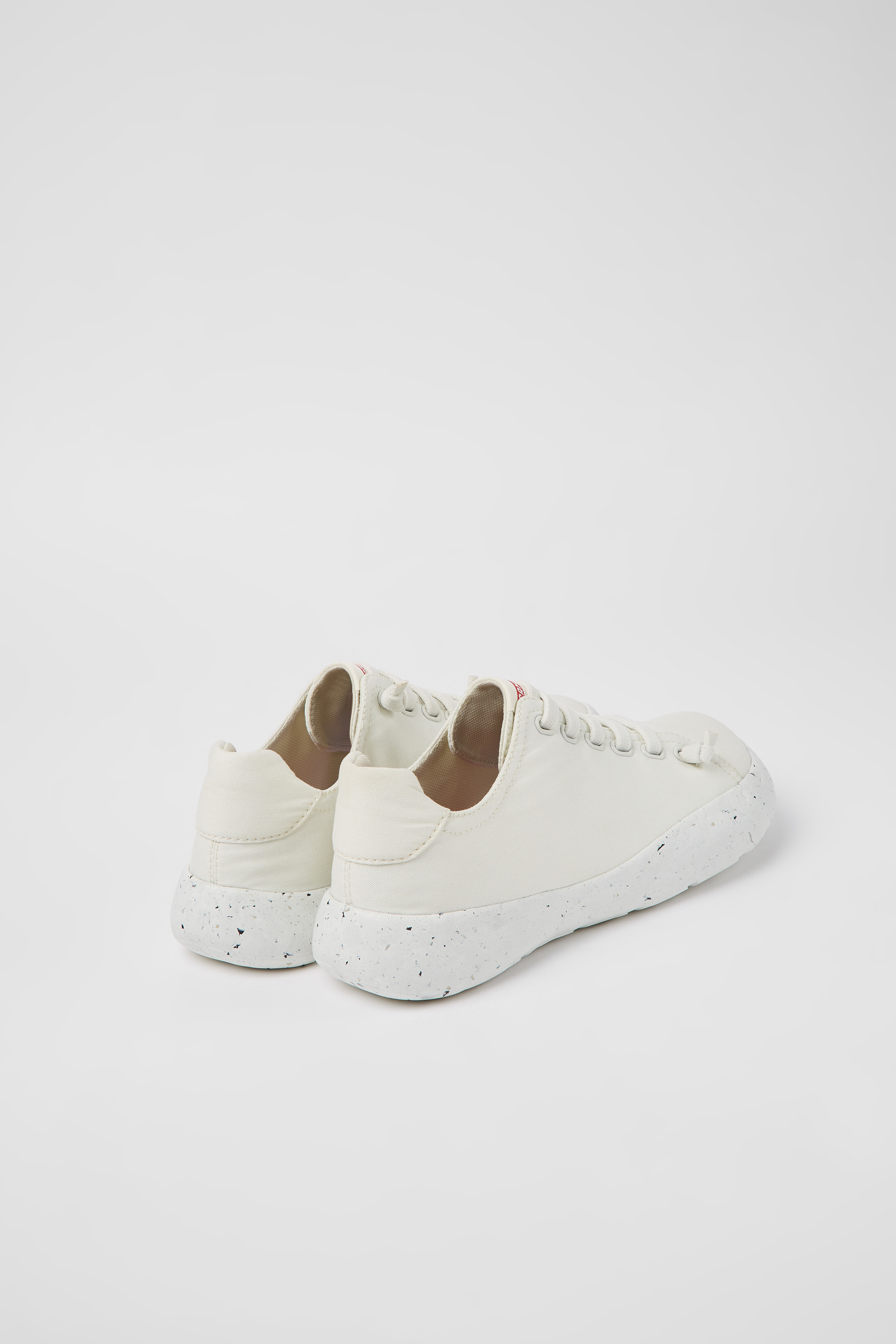 Peu Stadium - White textile sneakers for men