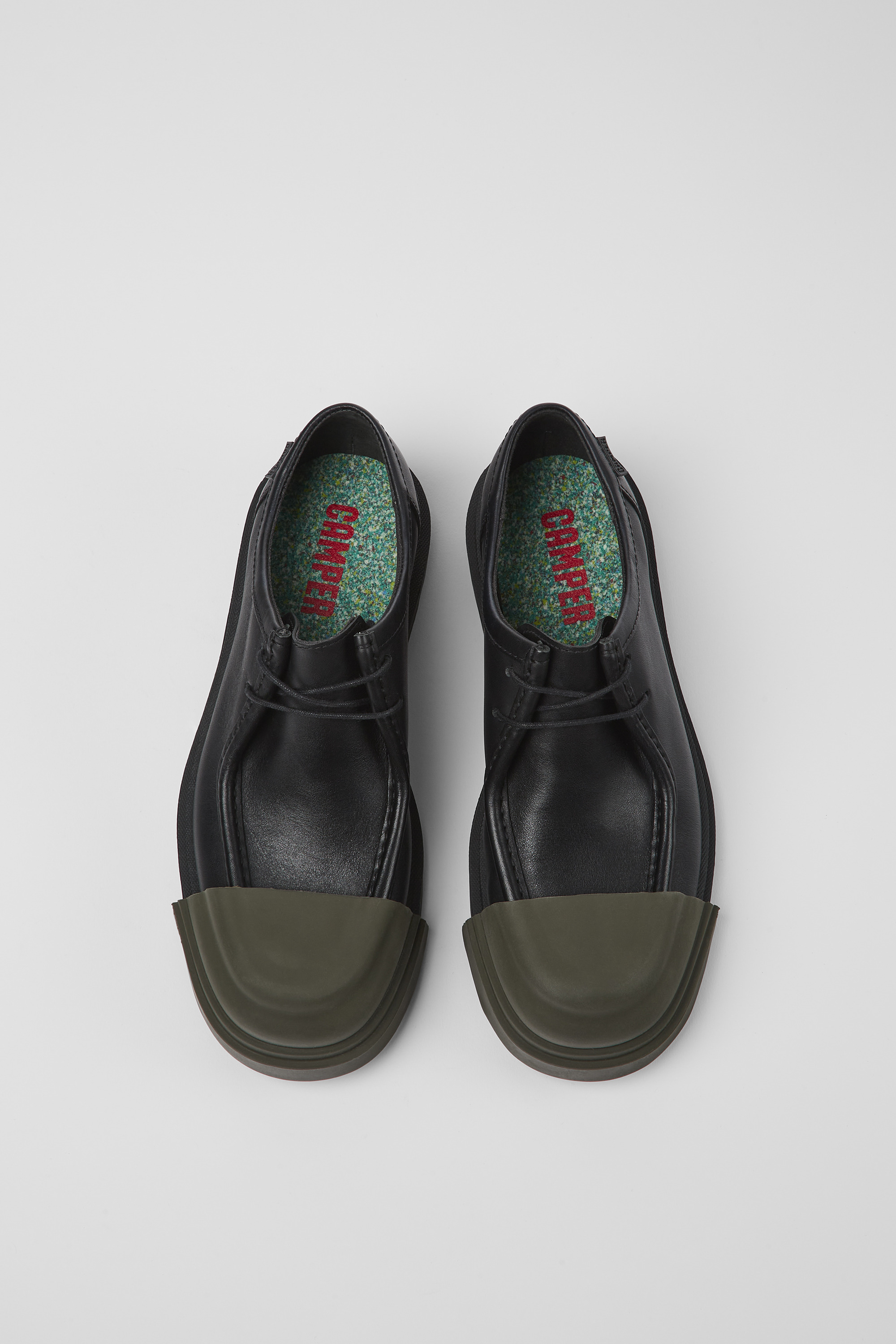 Junction - Black responsibly raised leather shoes for women