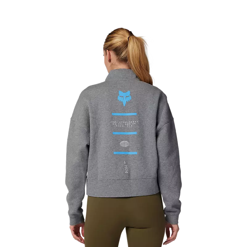 Womens Magnetic Zip Hoodie