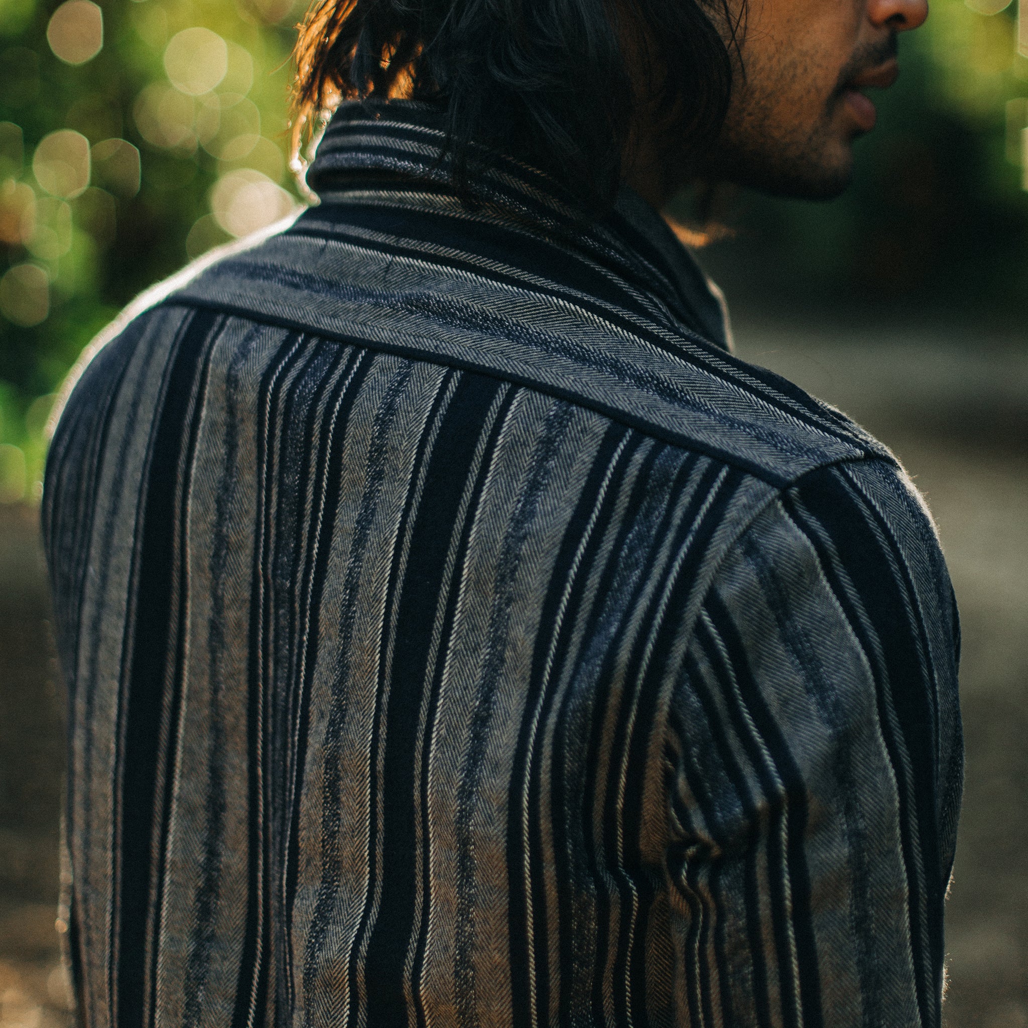 The Ledge Shirt in Ocean Stripe