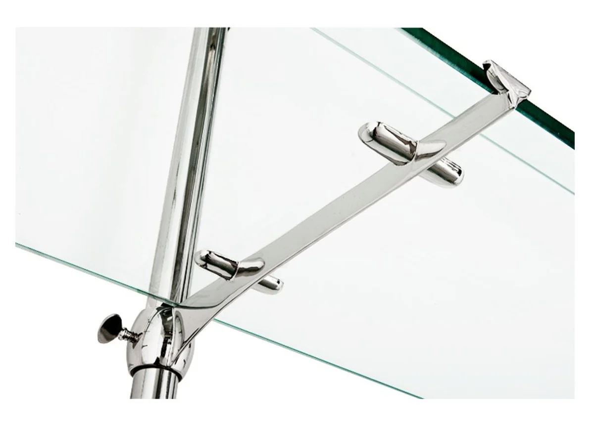 Casa Padrino de pared de dise?o de plata de la plataforma de 100 x 41 x H. 240 cm - muebles de sala de lujo