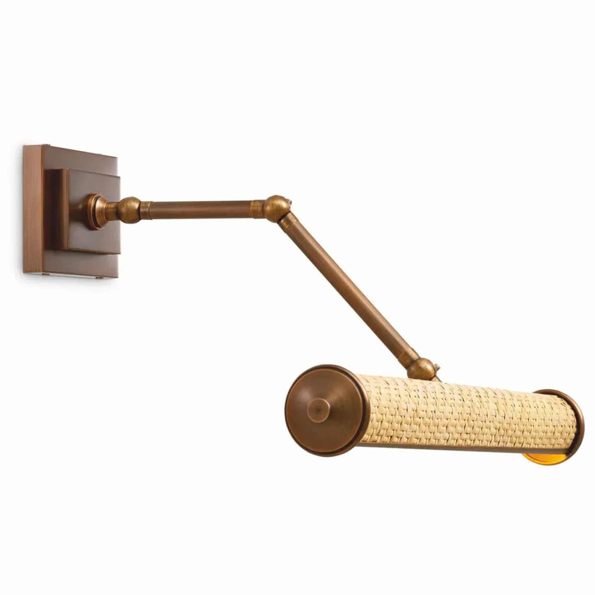 Casa Padrino l¨¢mpara de pared de lujo lat¨®n antiguo / natural 43 cm - Iluminaci¨®n de lujo