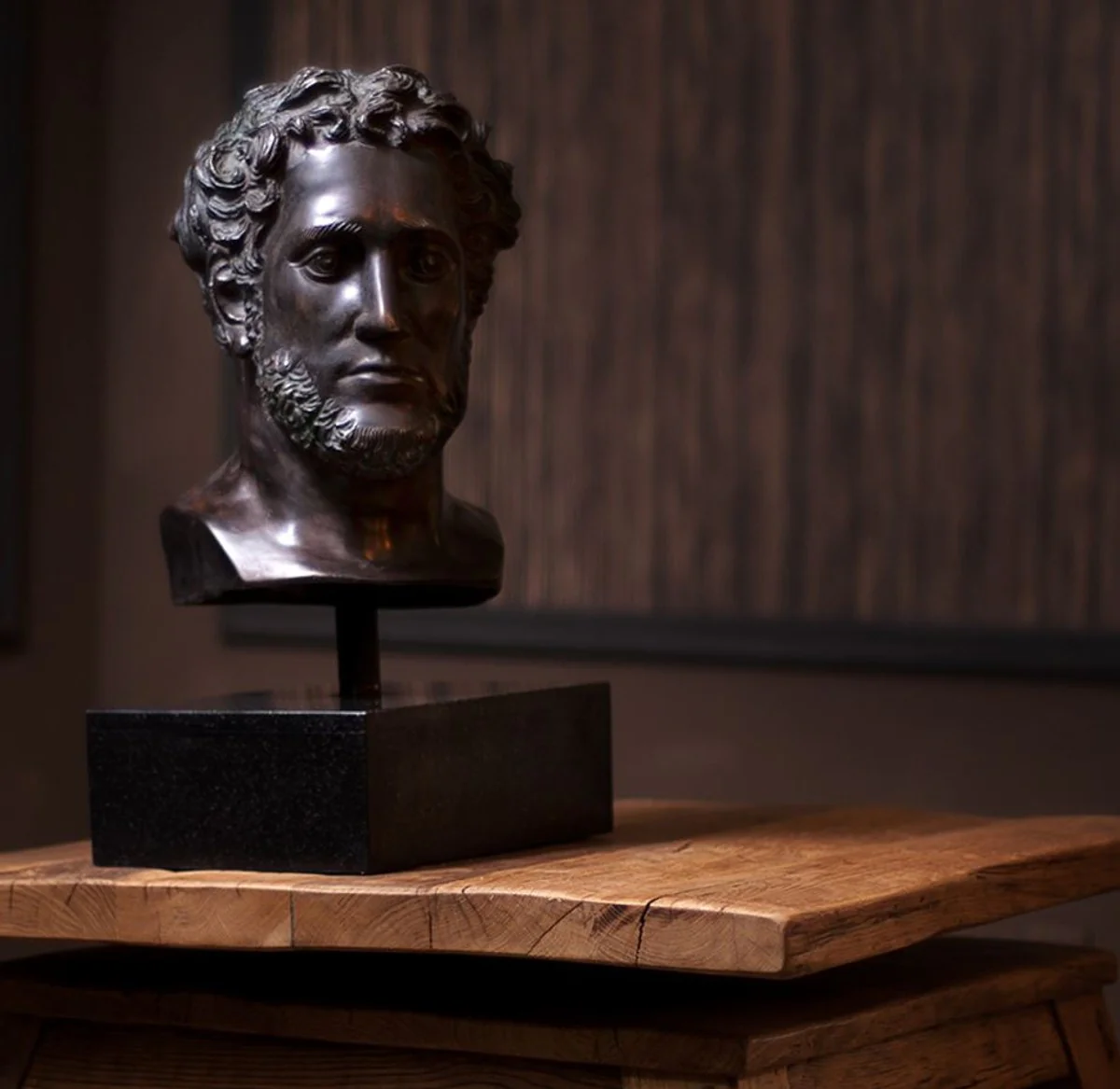 Casa Padrino escultura de piedra diseñador de bronce antiguo - colección de lujo