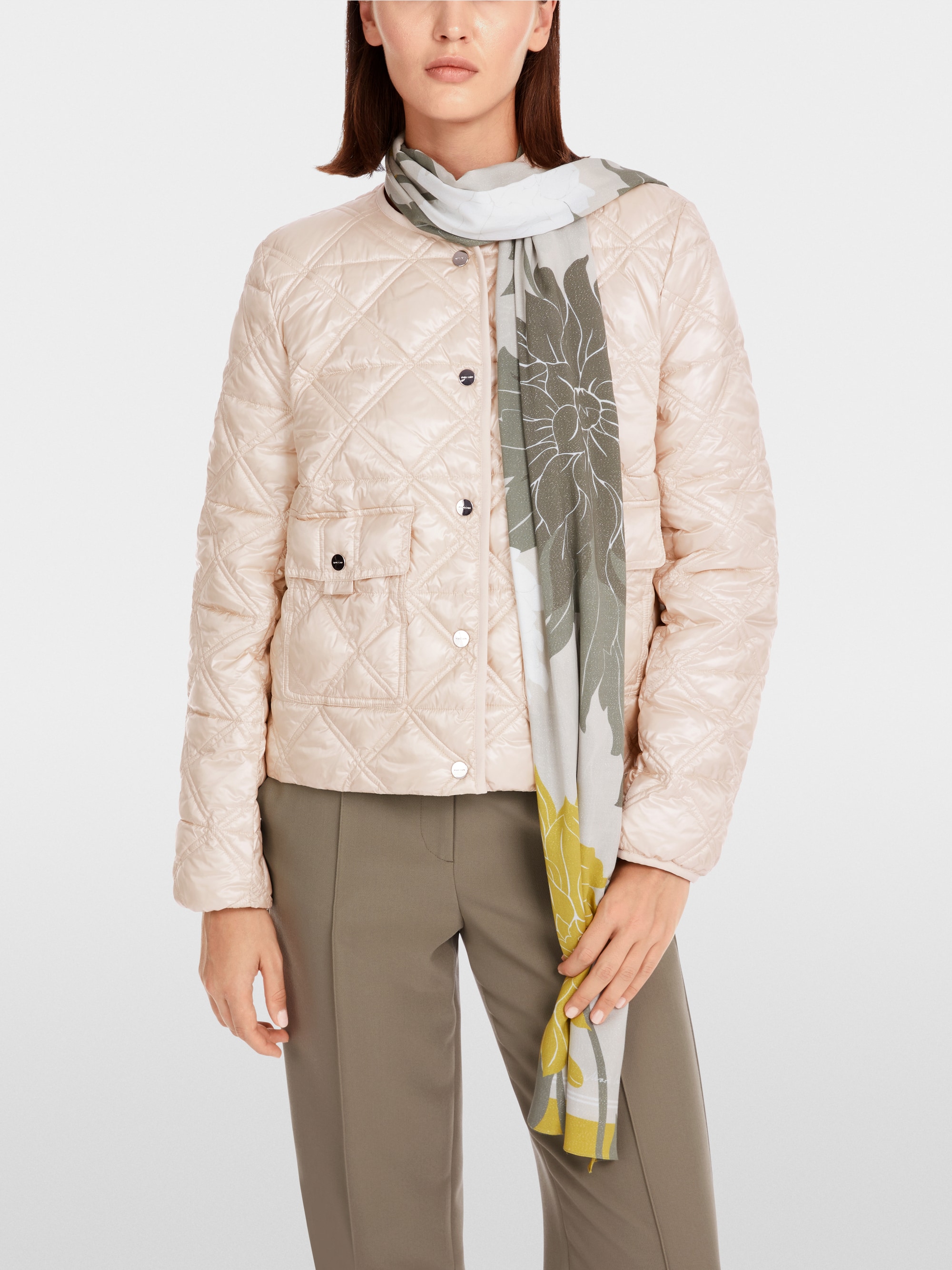 Marc-Cain Quilted diamond outdoor jacket