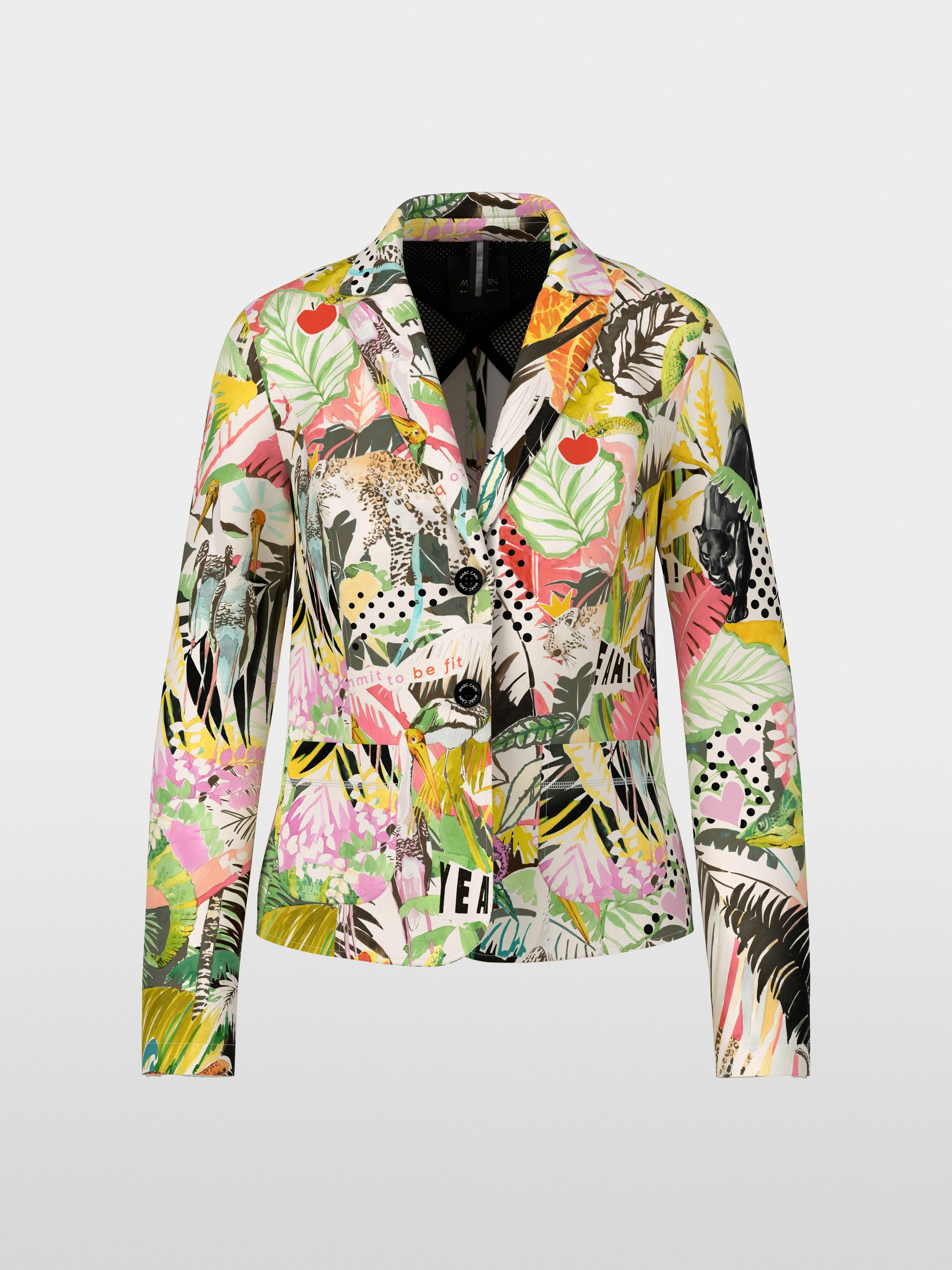 Marc-Cain Slim blazer in scuba jersey