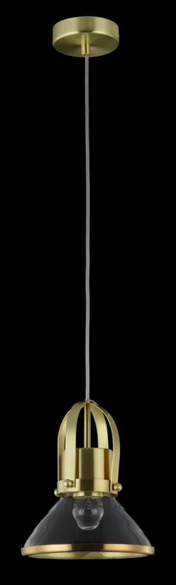 Casa Padrino lámpara colgante / luz colgante de lujo latón colores Ø 18,5 x H. 23 cm - Luces y Lámparas