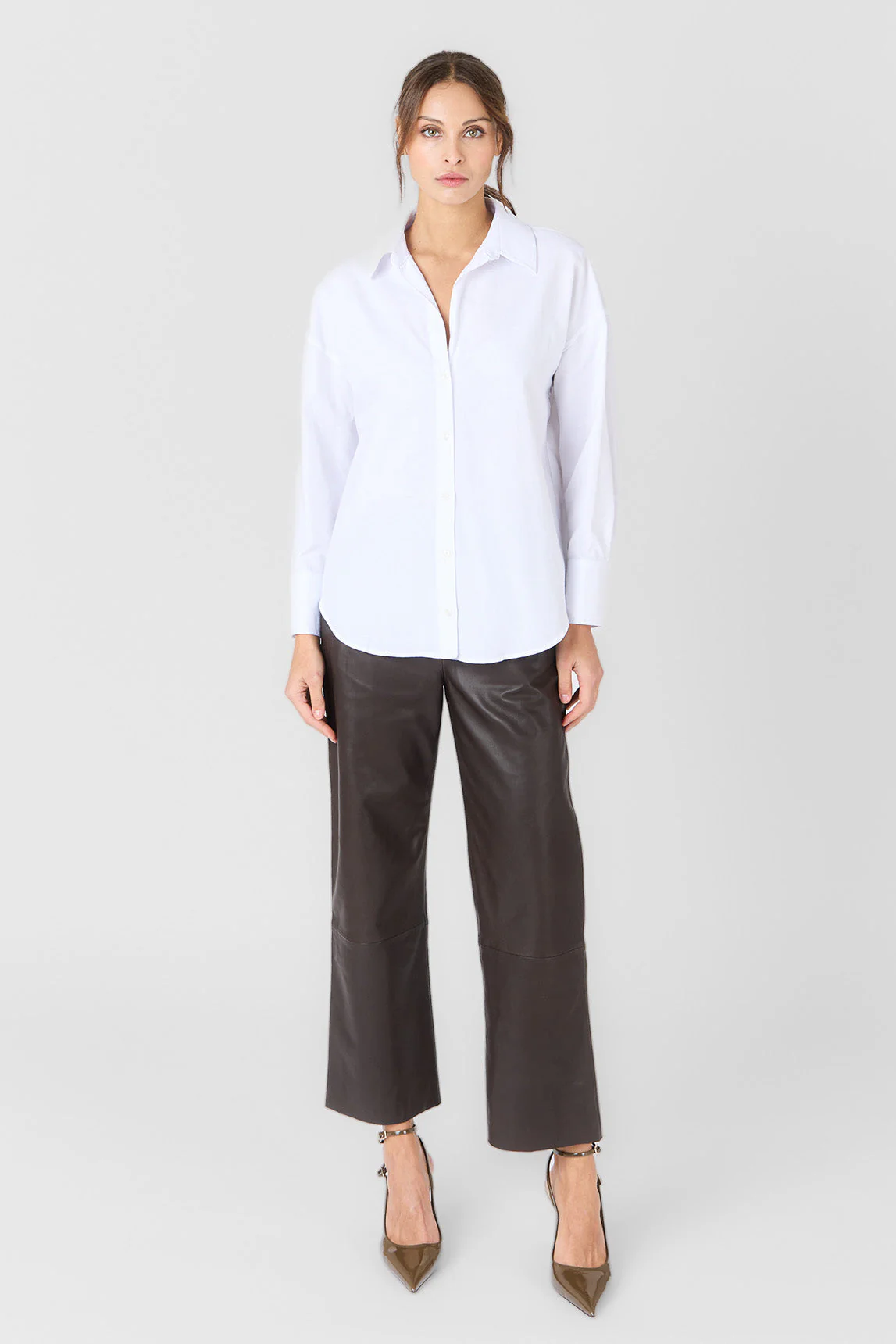 Rivera-spain Pantalón Sarah Serge Pariente Marrón