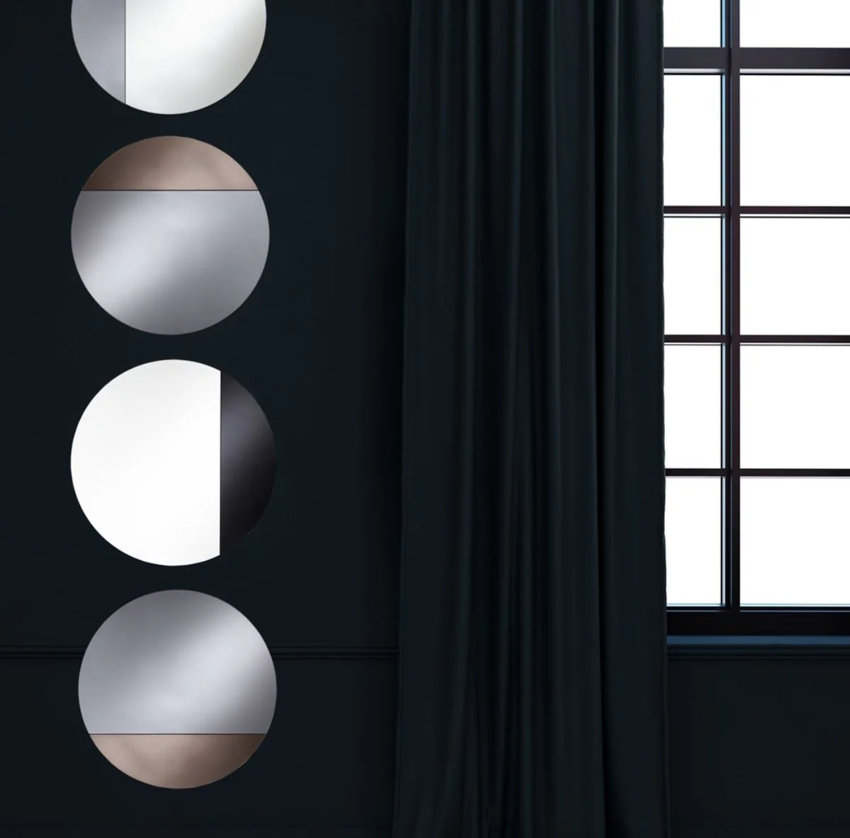 Casa Padrino espejo de lujo bronce ? 58 cm - Muebles de Dise?o y Accesorios