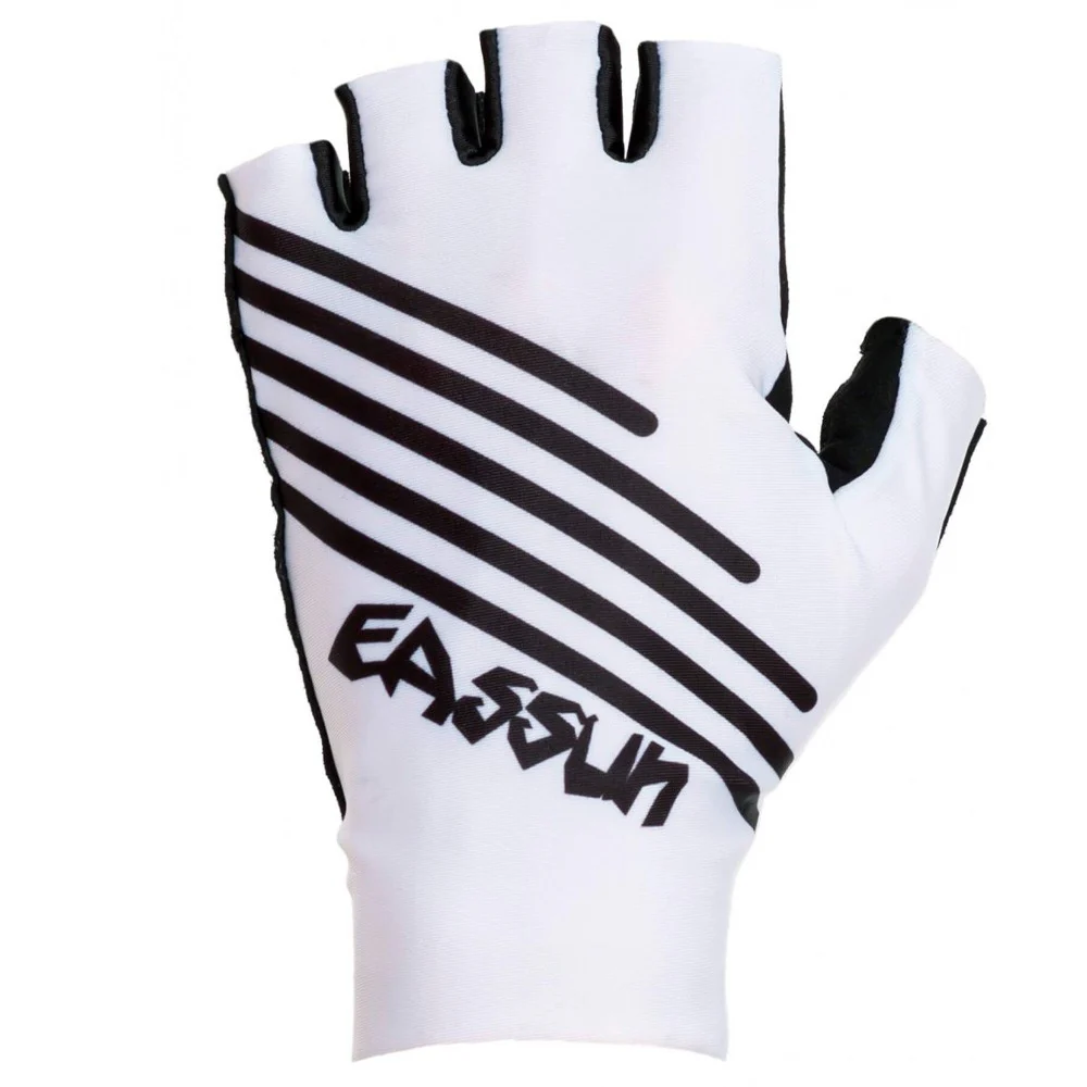 GUANTES VENTILADOS EASSUN AERO SHORT - BLANCO / NEGRO
