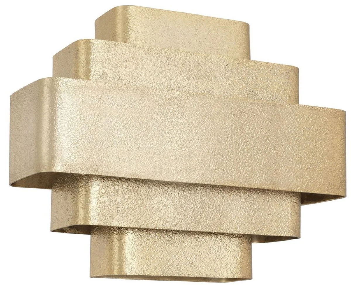 Casa Padrino lámpara de pared de lujo oro 38 x 12,5 x A. 31 cm - Lámpara de pared de salón elegante - Lámparas de Salón