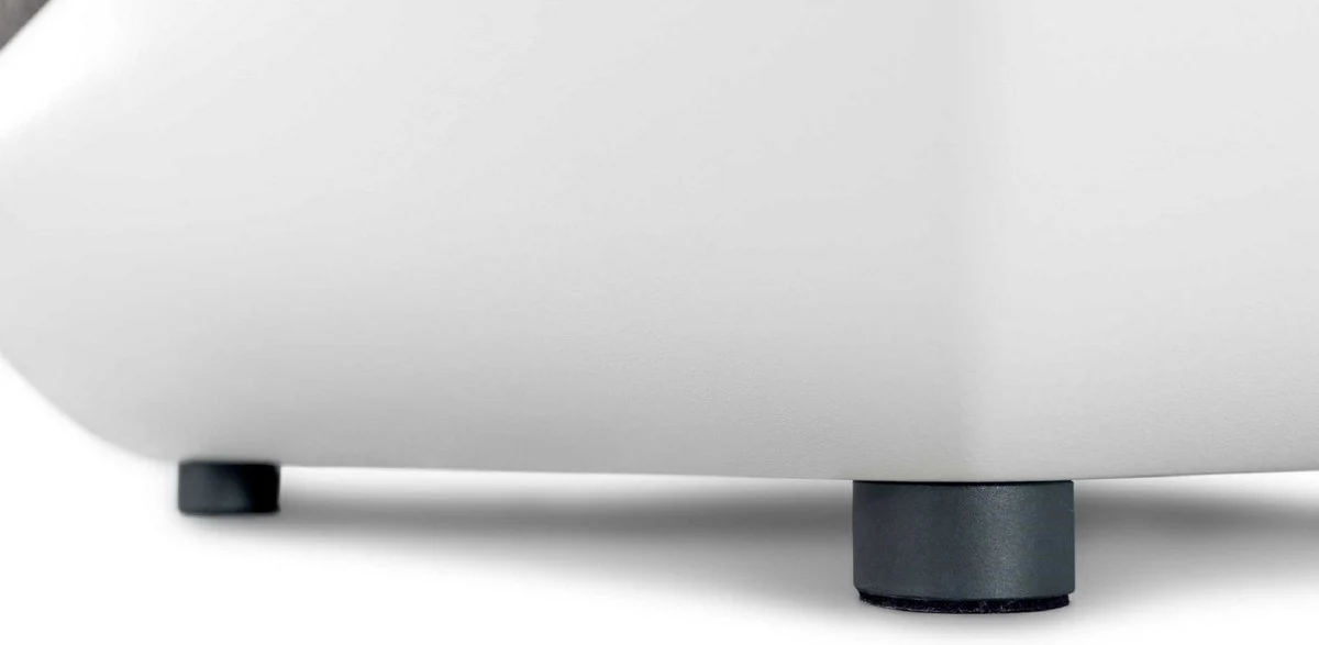 Casa Padrino sofá de jardín de lujo blanco mate / gris oscuro 250 x 95 x A. 90 cm - Sofá de jardín resistente a la intemperie con respaldo ajustable - Muebles de Hotel - Calidad de Lujo